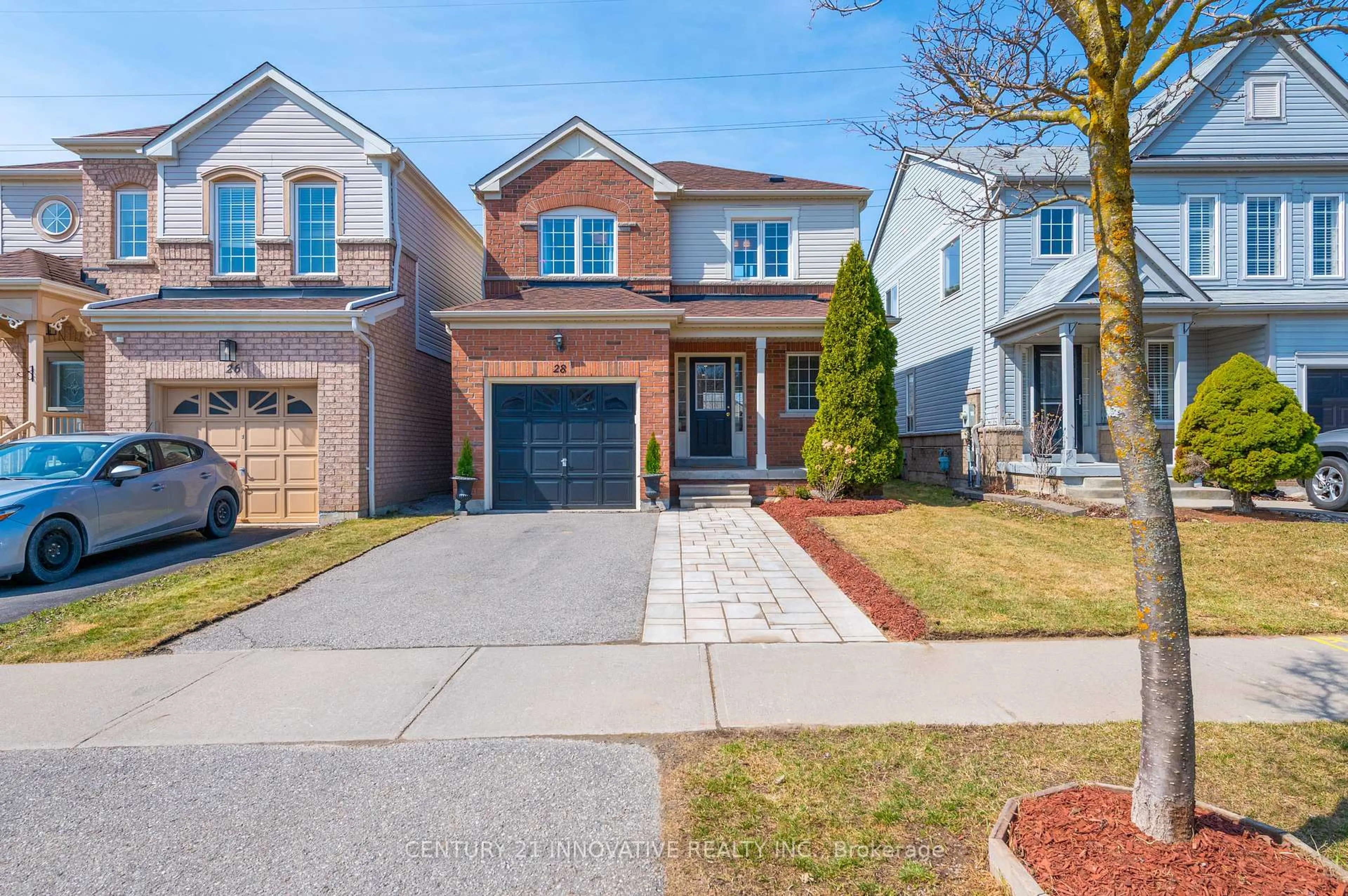 Home with brick exterior material, street for 28 Beachgrove Cres, Whitby Ontario L1R 3G2