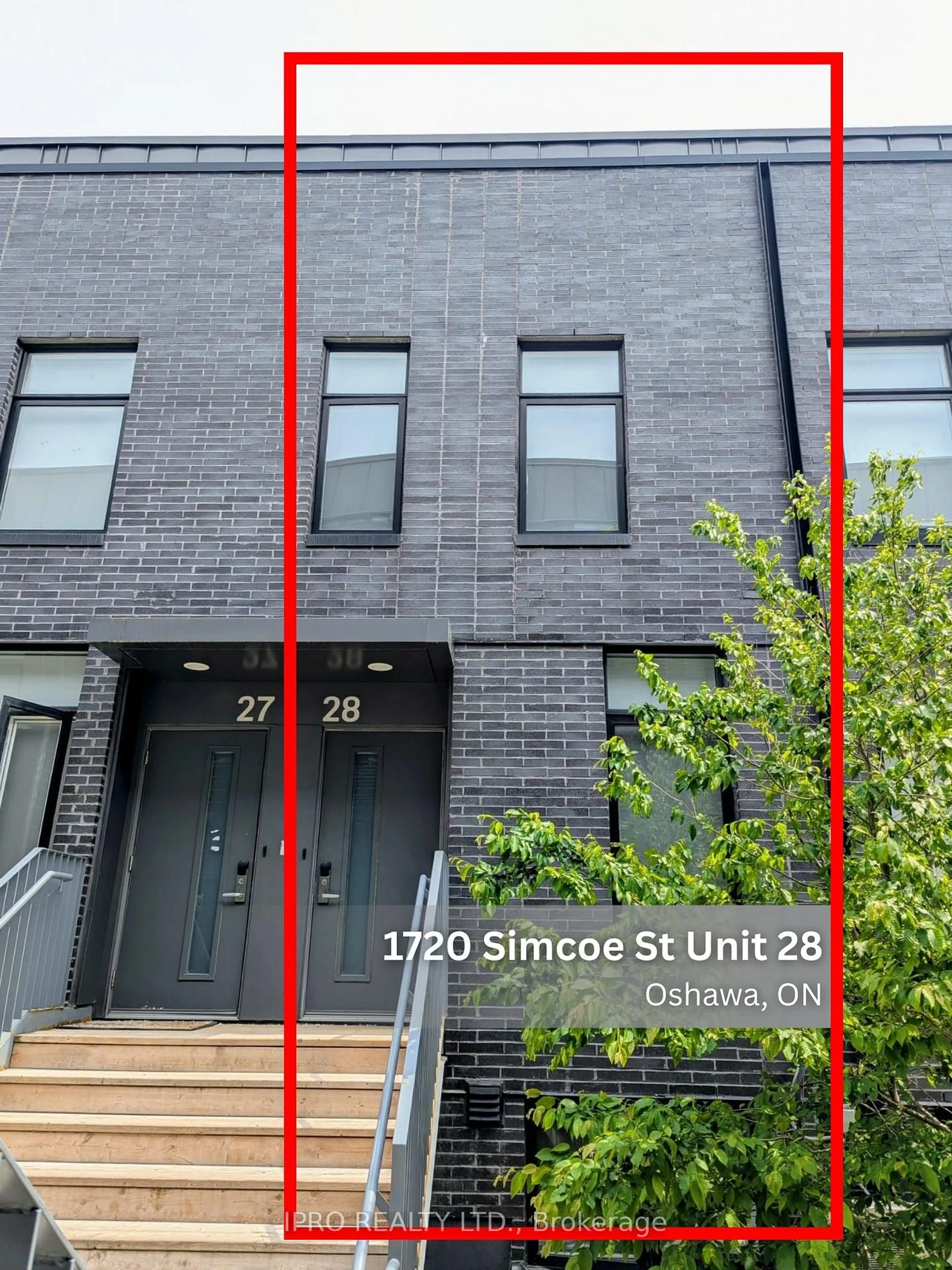 Home with brick exterior material, street for 1720 Simcoe St #28, Oshawa Ontario L1G 0C3