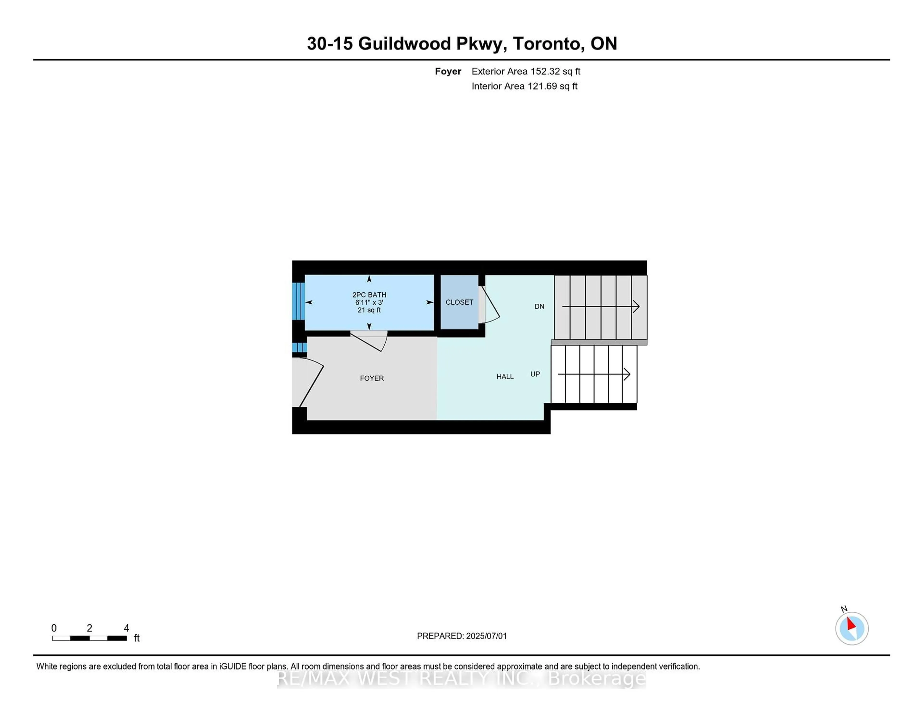 Floor plan for 15 Guildwood Pkwy #30, Toronto Ontario M1E 4Y8