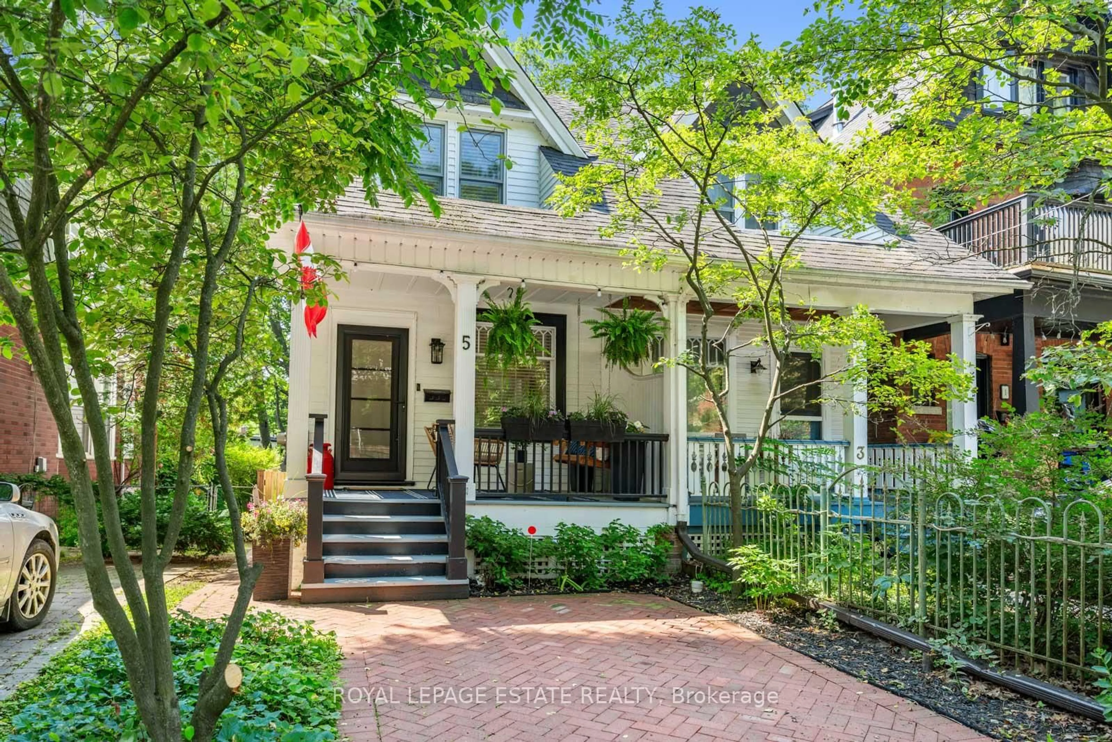 Home with brick exterior material, street for 5 Balmy Ave, Toronto Ontario M4E 1C7