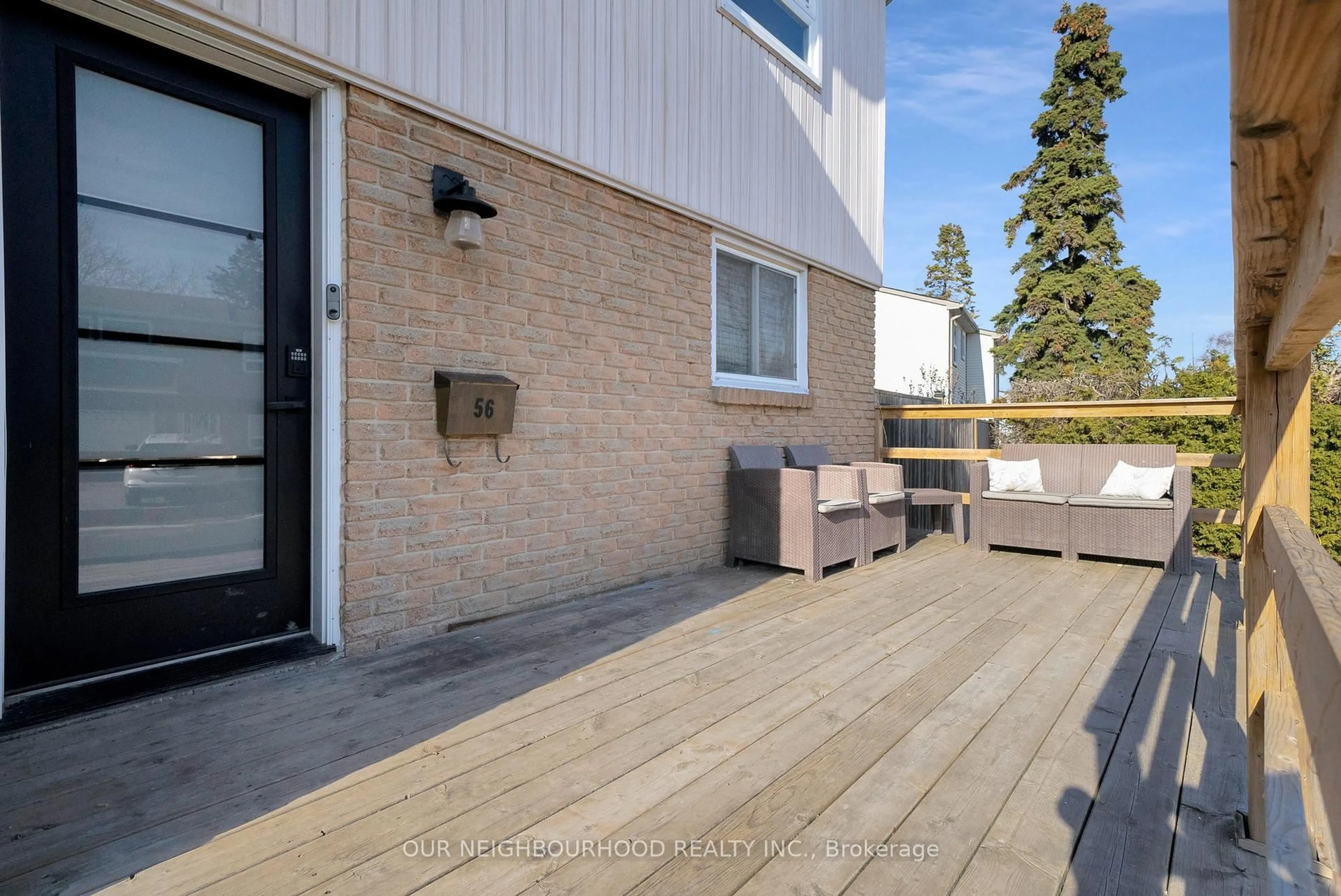 Patio, street for 56 Lucas Lane, Ajax Ontario L1S 3P8