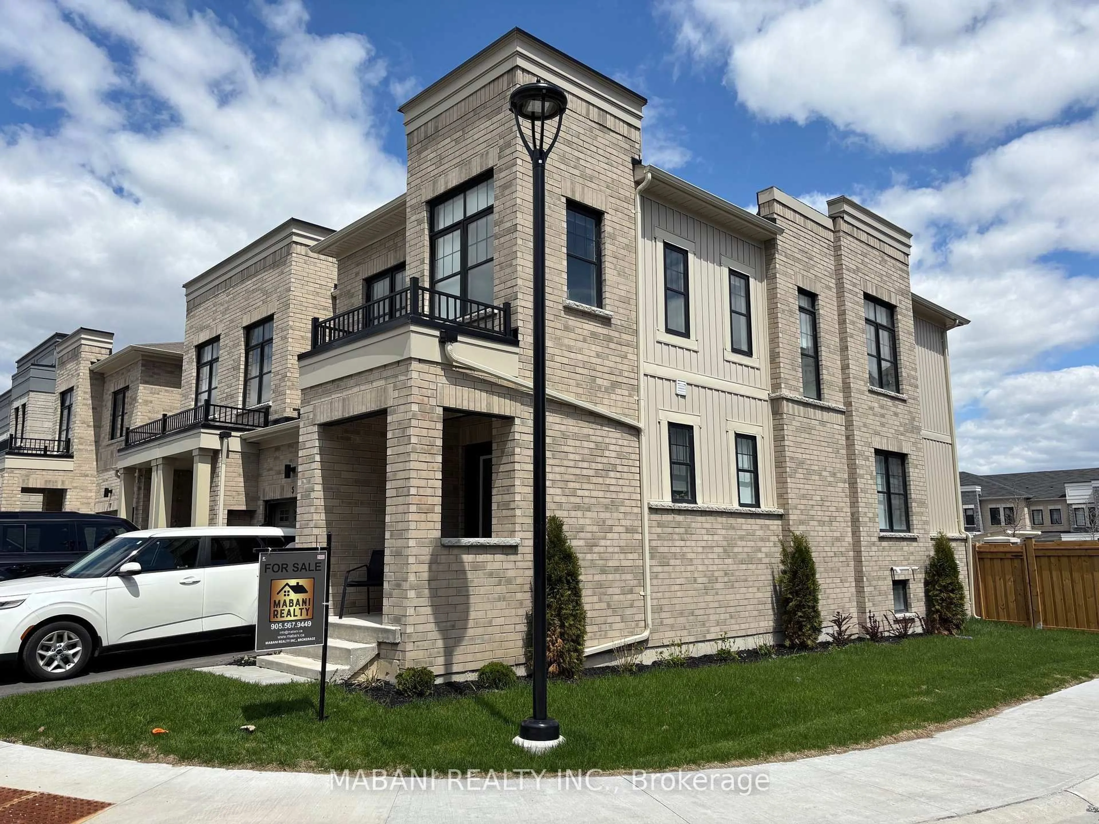 Home with brick exterior material, street for 1 King George Way, Clarington Ontario L1C 3K7