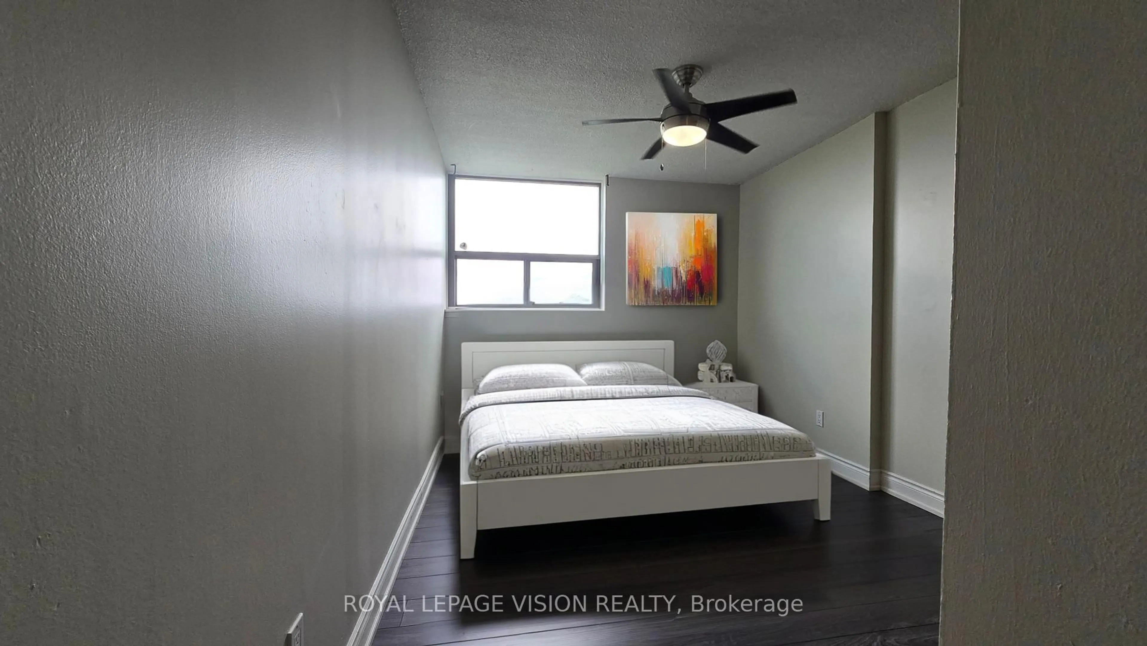 Bedroom with bed, unknown for 100 Wingarden Crt #1506, Toronto Ontario M1B 2P4