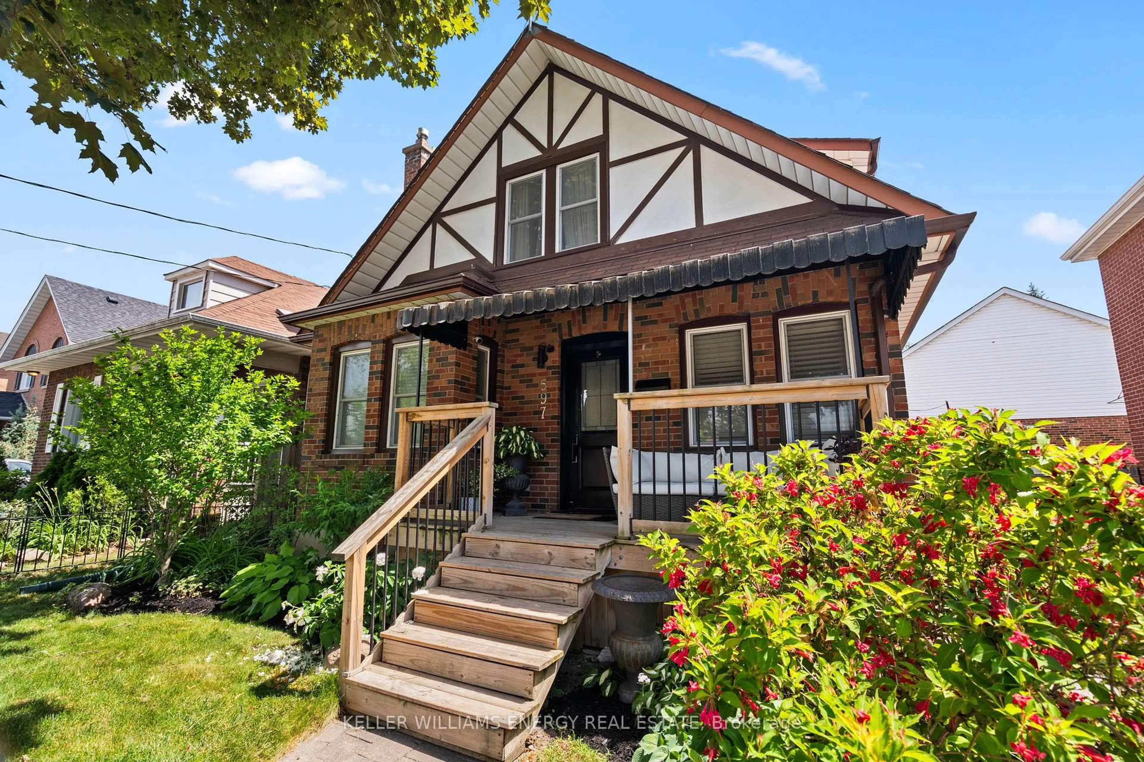 Home with brick exterior material, street for 597 Masson St, Oshawa Ontario L1G 5A4