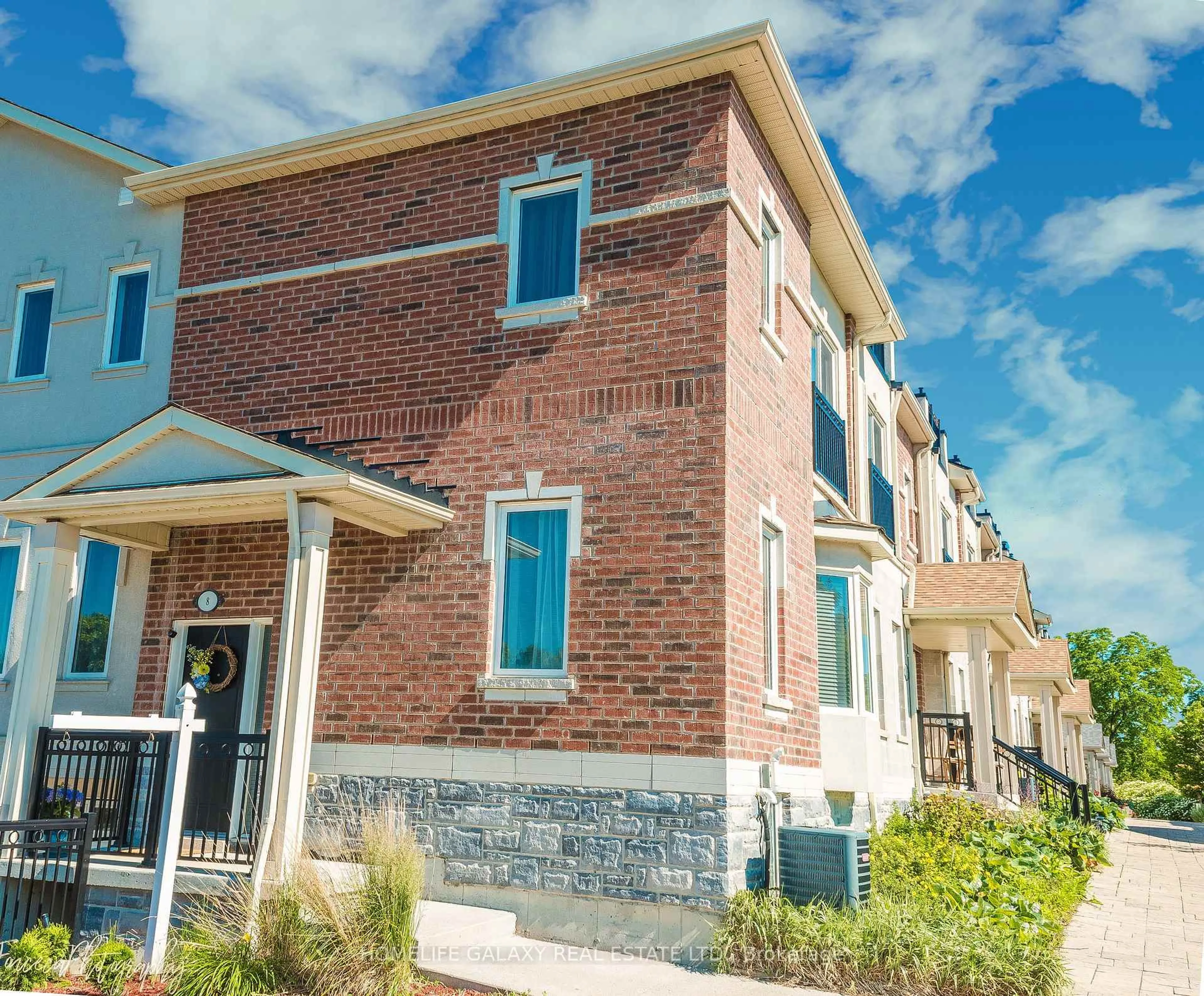 Home with brick exterior material, street for 1050 Elton Way #8, Whitby Ontario L1N 0L3