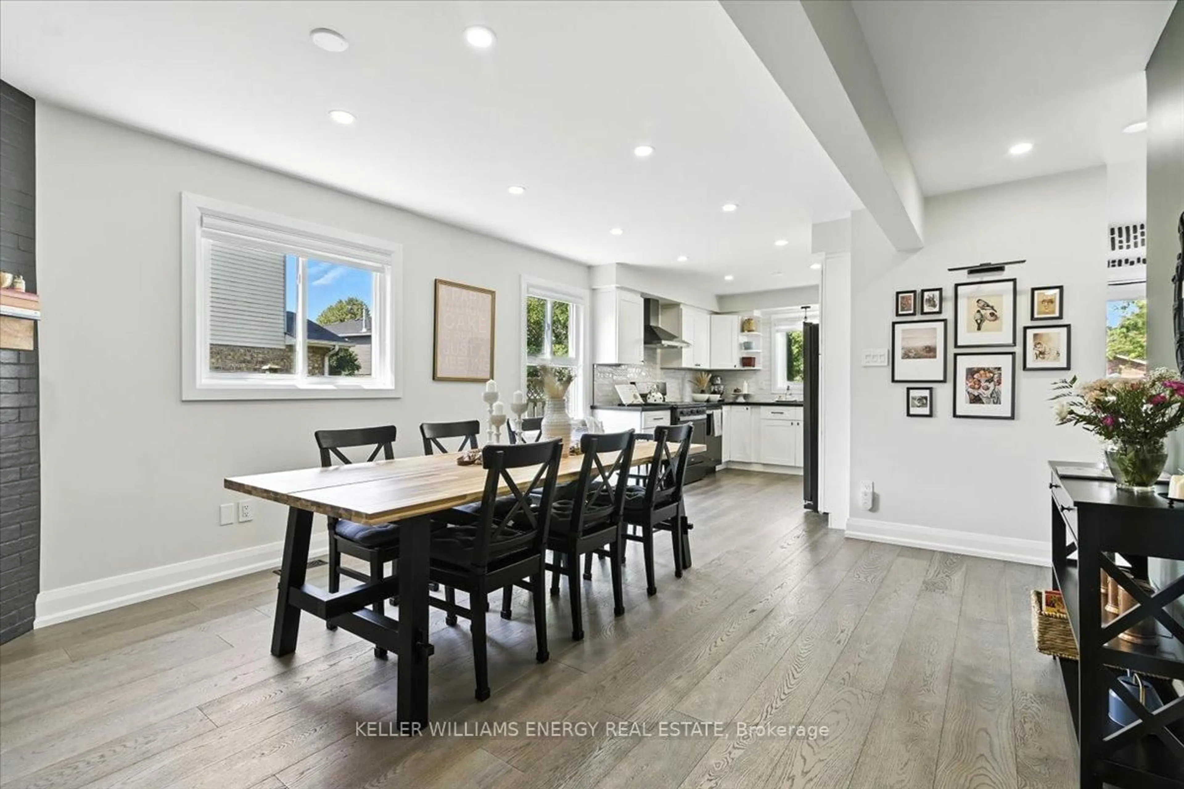 Open concept kitchen, unknown for 48 Plowman Dr, Ajax Ontario L1S 6R9
