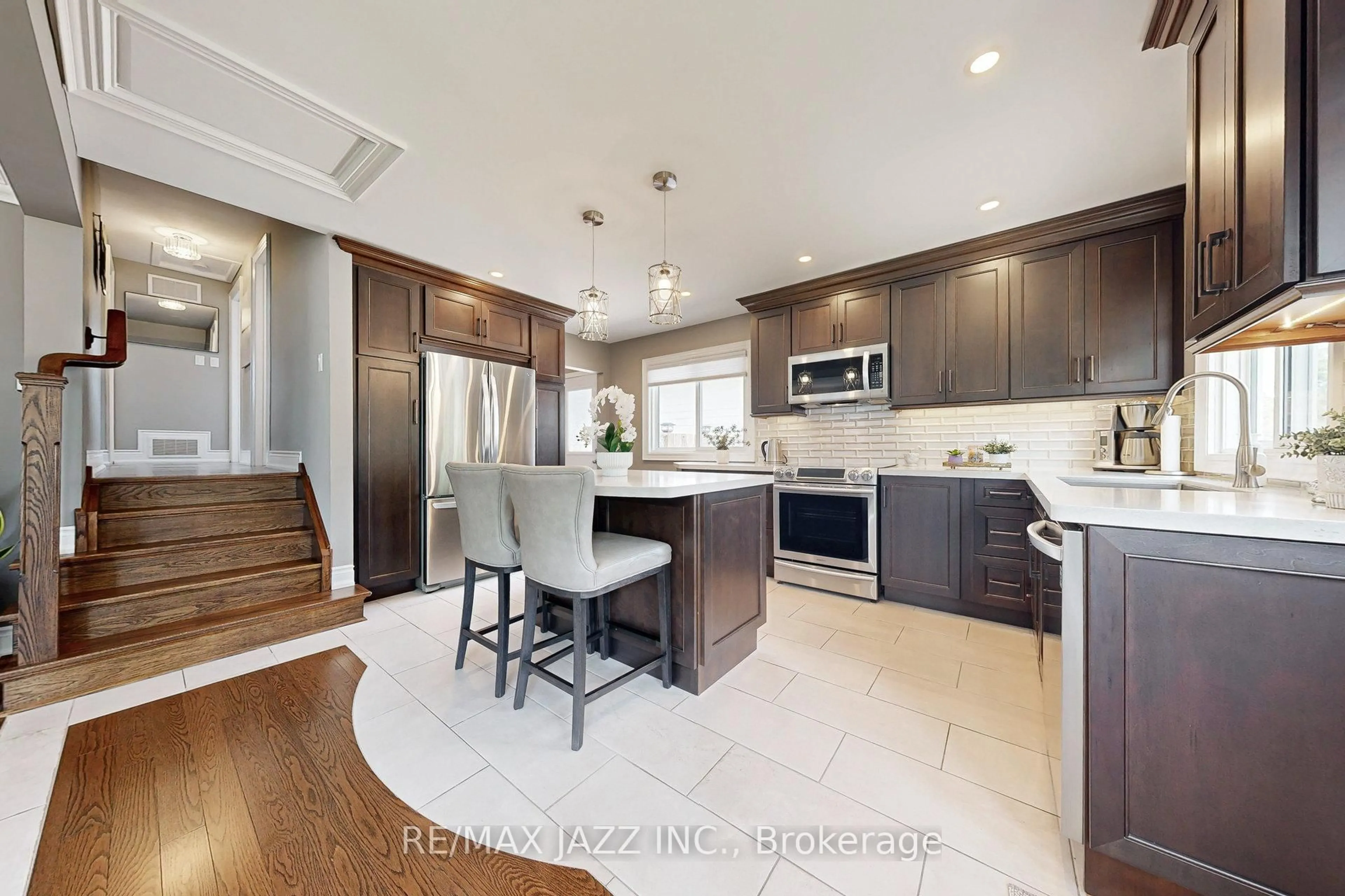 Open concept kitchen, unknown for 77 Swanston Cres, Ajax Ontario L1S 3J5