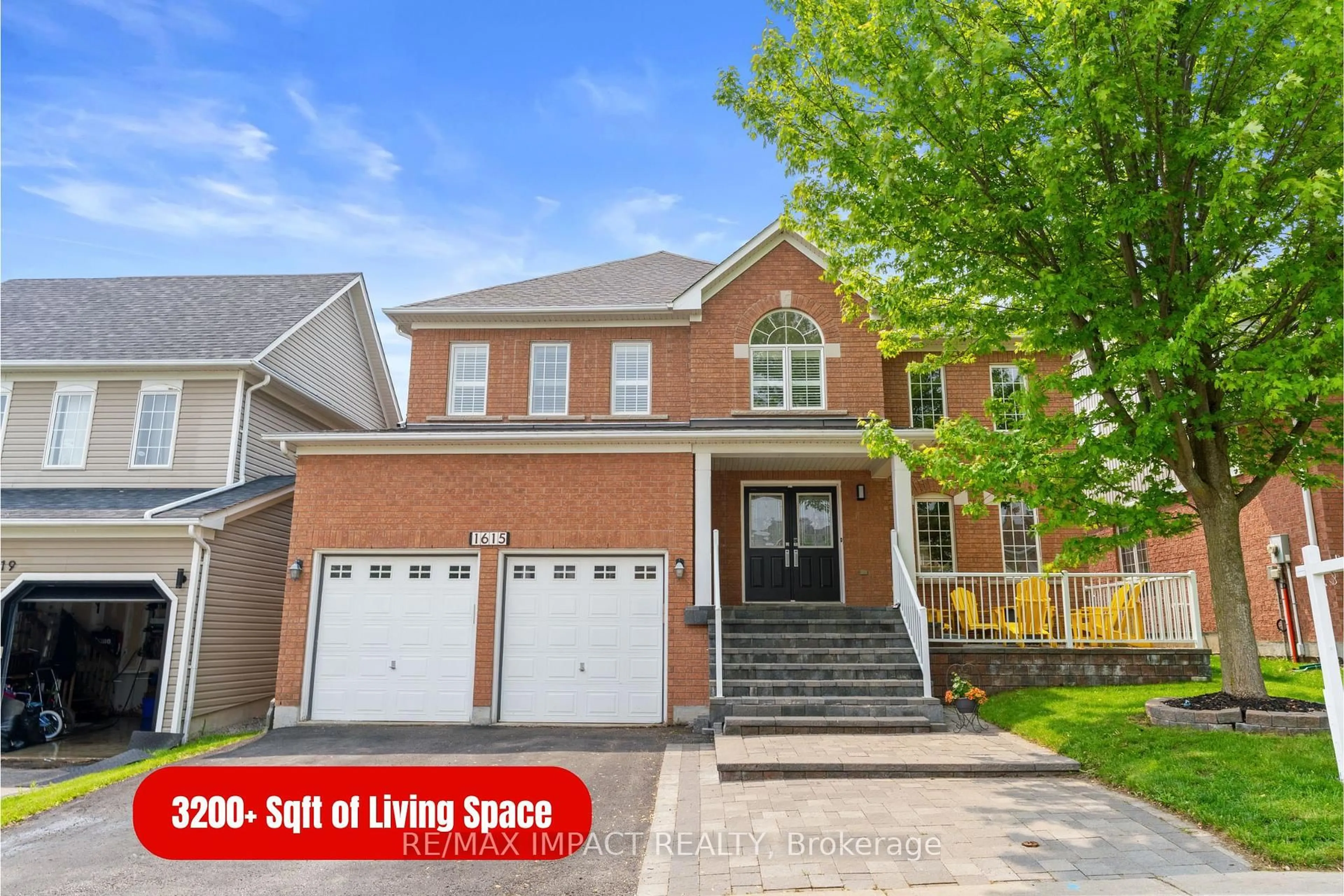 Home with brick exterior material, street for 1615 Coldstream Dr, Oshawa Ontario L1K 3B5