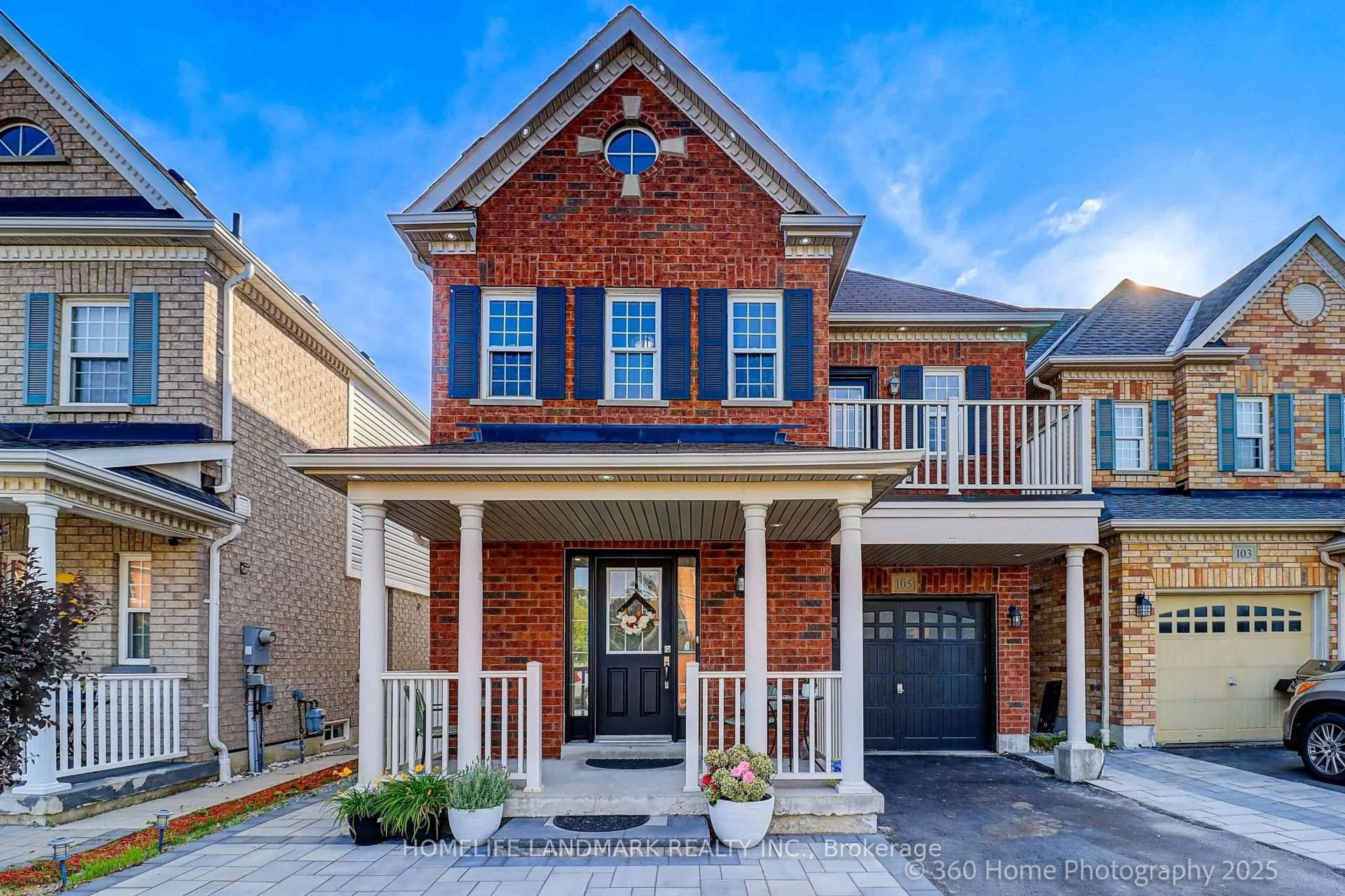 Home with brick exterior material, street for 105 Warnford Circ, Ajax Ontario L1T 0J3