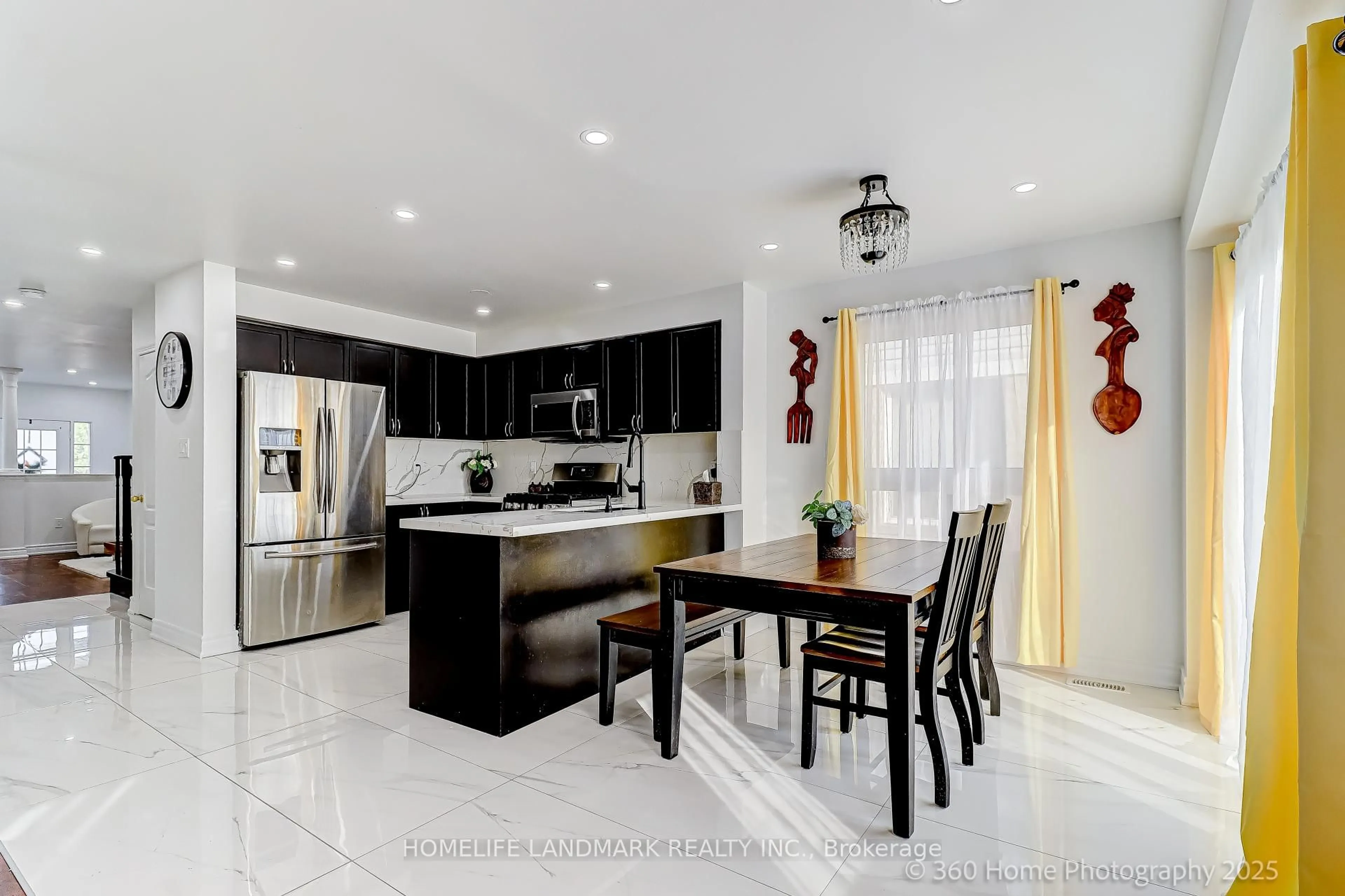Contemporary kitchen, ceramic/tile floor for 105 Warnford Circ, Ajax Ontario L1T 0J3