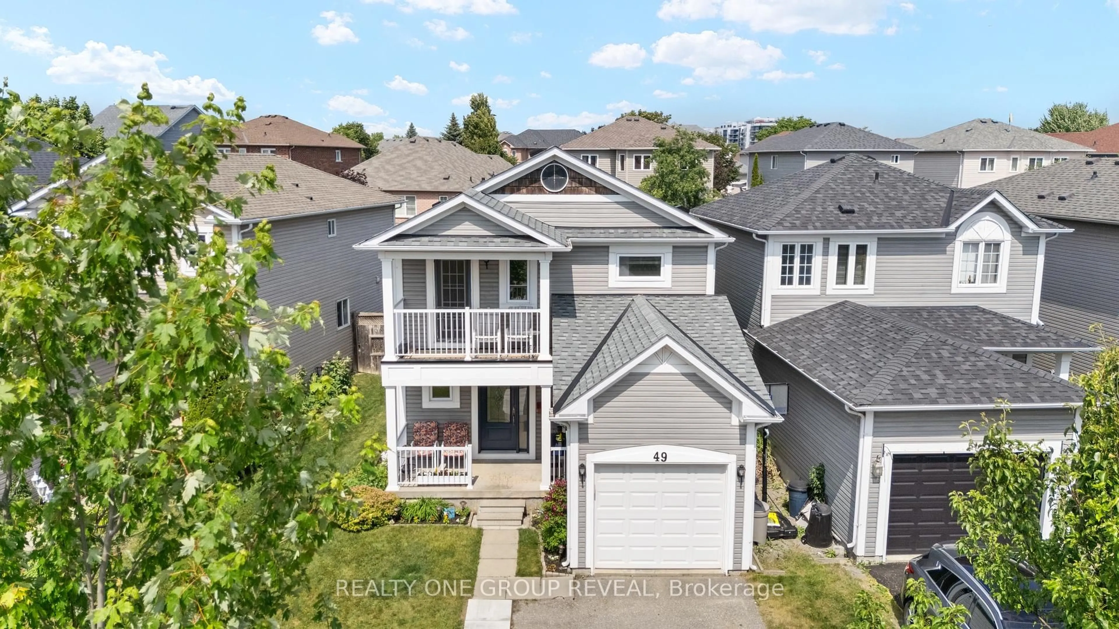 A pic from outside/outdoor area/front of a property/back of a property/a pic from drone, street for 49 Hammond St, Clarington Ontario L1C 5E5
