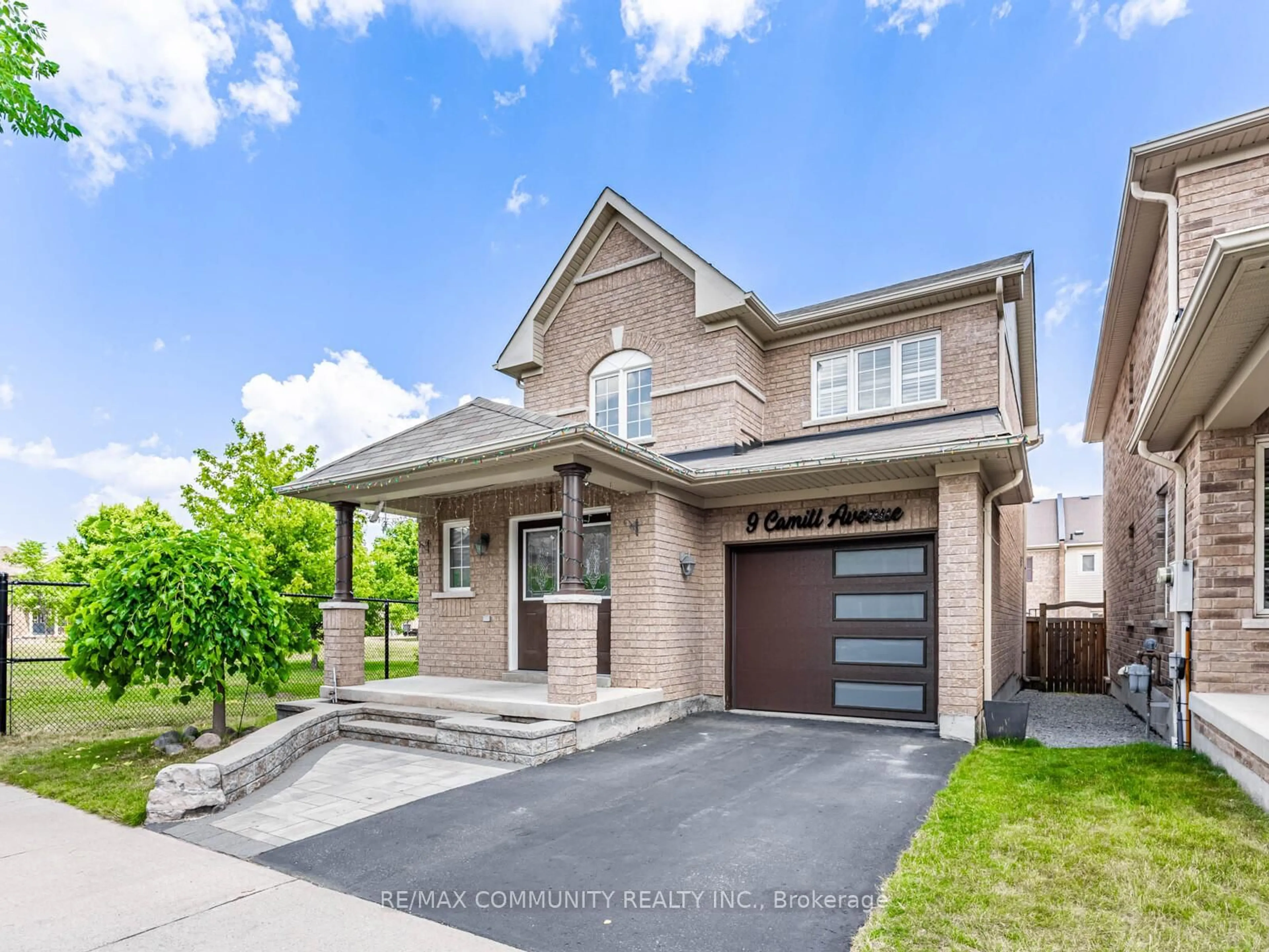 Home with brick exterior material, street for 9 Camill Ave, Ajax Ontario L1Z 0K1