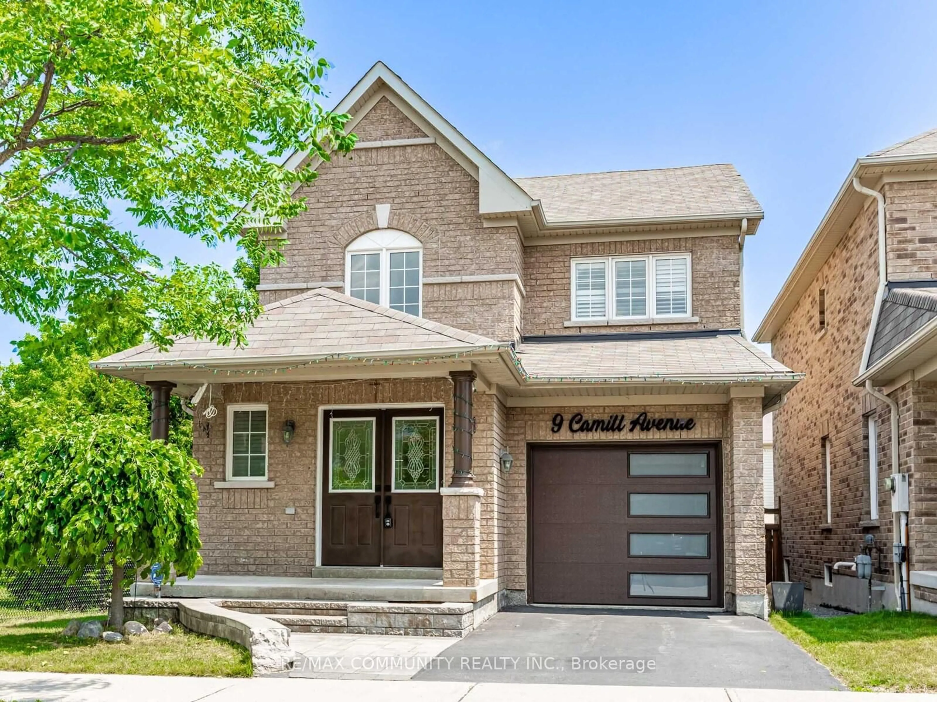 Home with brick exterior material, street for 9 Camill Ave, Ajax Ontario L1Z 0K1