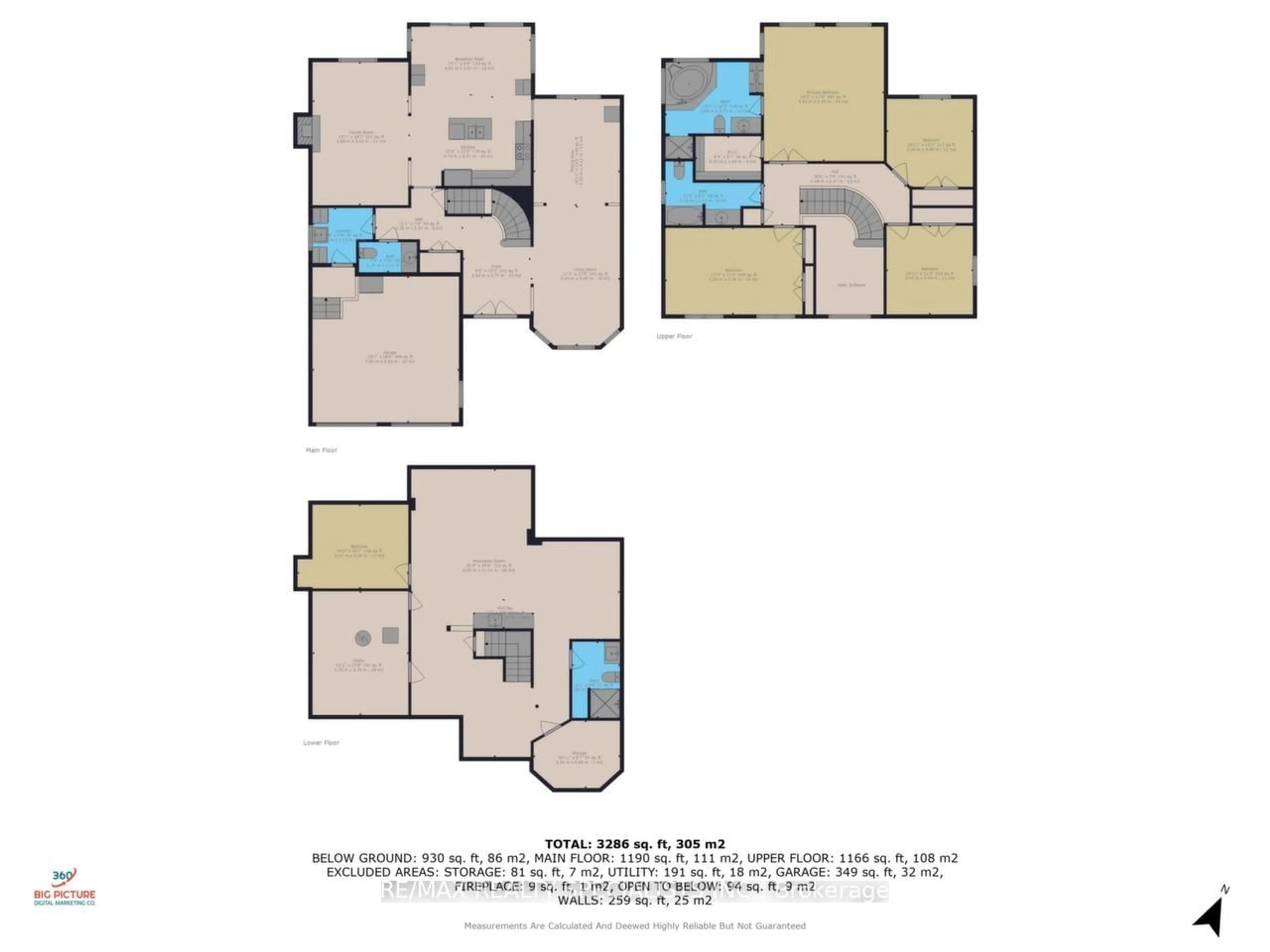 Floor plan for 570 Blackwood Blvd, Oshawa Ontario L1K 2N6