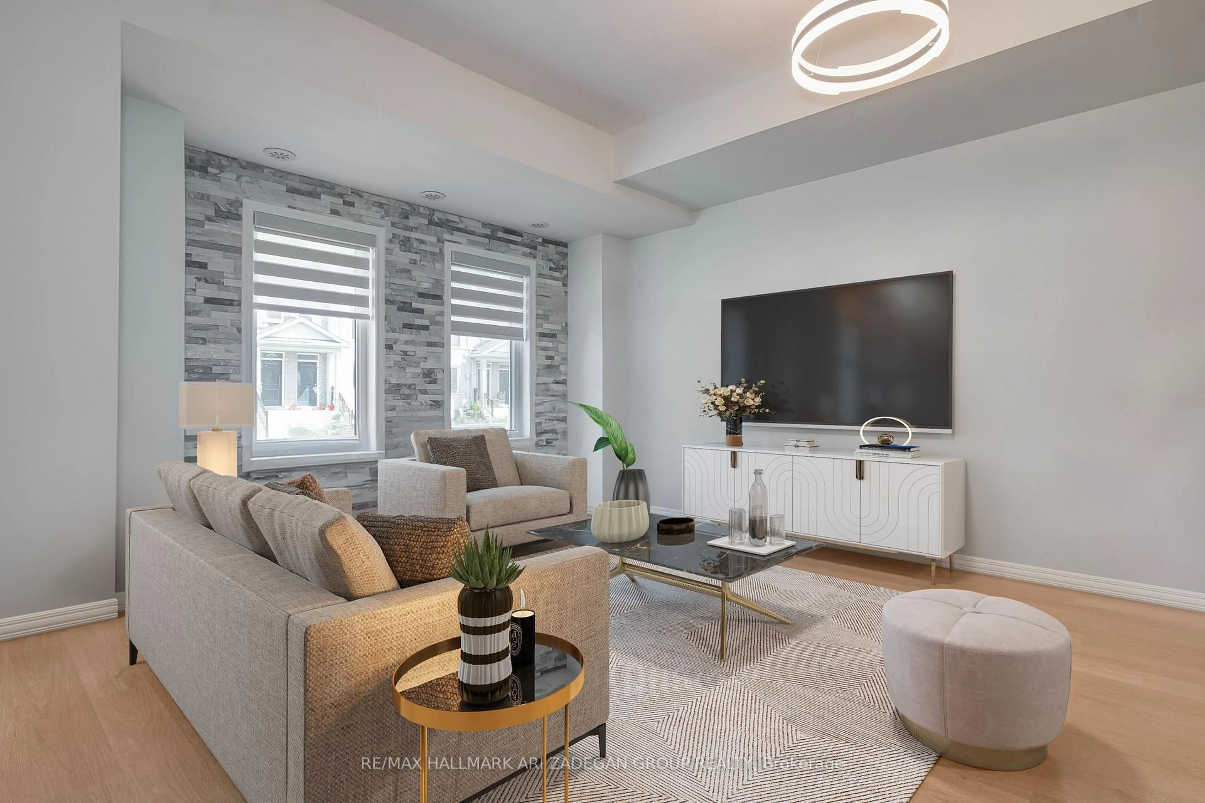Living room with furniture, unknown for 1020 Dunsley Way, Whitby Ontario L1N 0L5