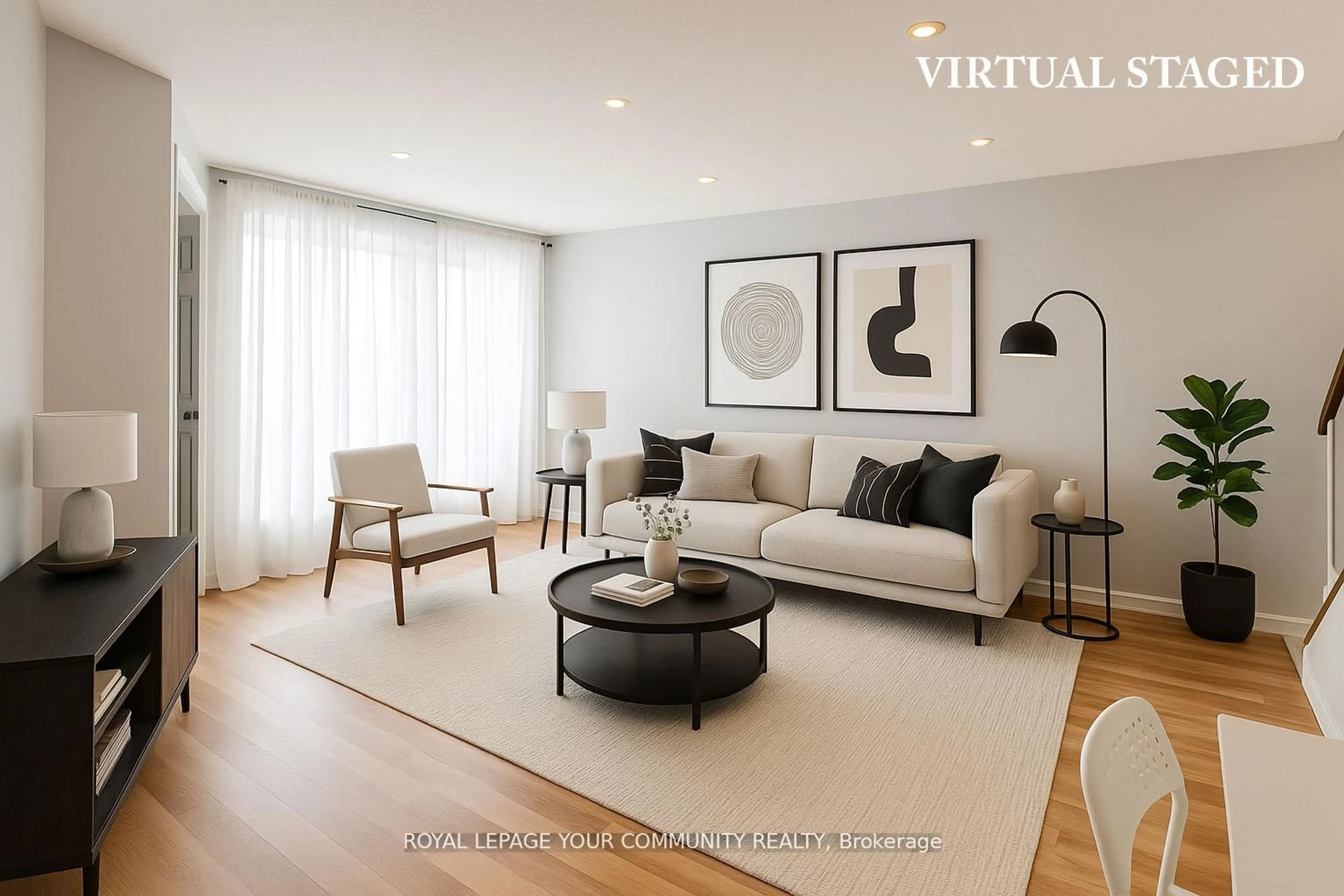 Living room with furniture, unknown for 100 Mornelle Crt #1006, Toronto Ontario M1E 4X2