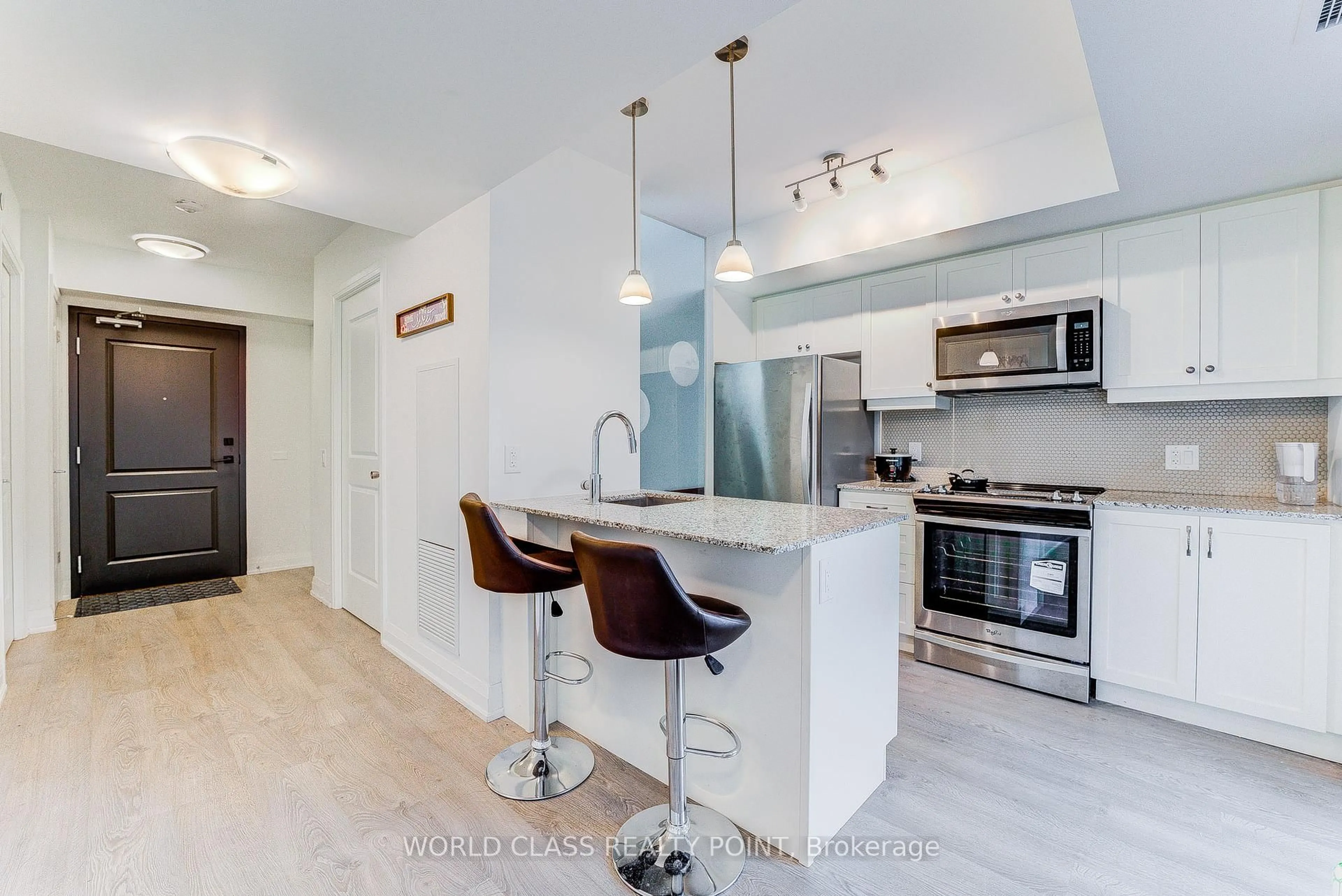 Open concept kitchen, unknown for 1400 Kingston Rd #408, Toronto Ontario M1N 0C2