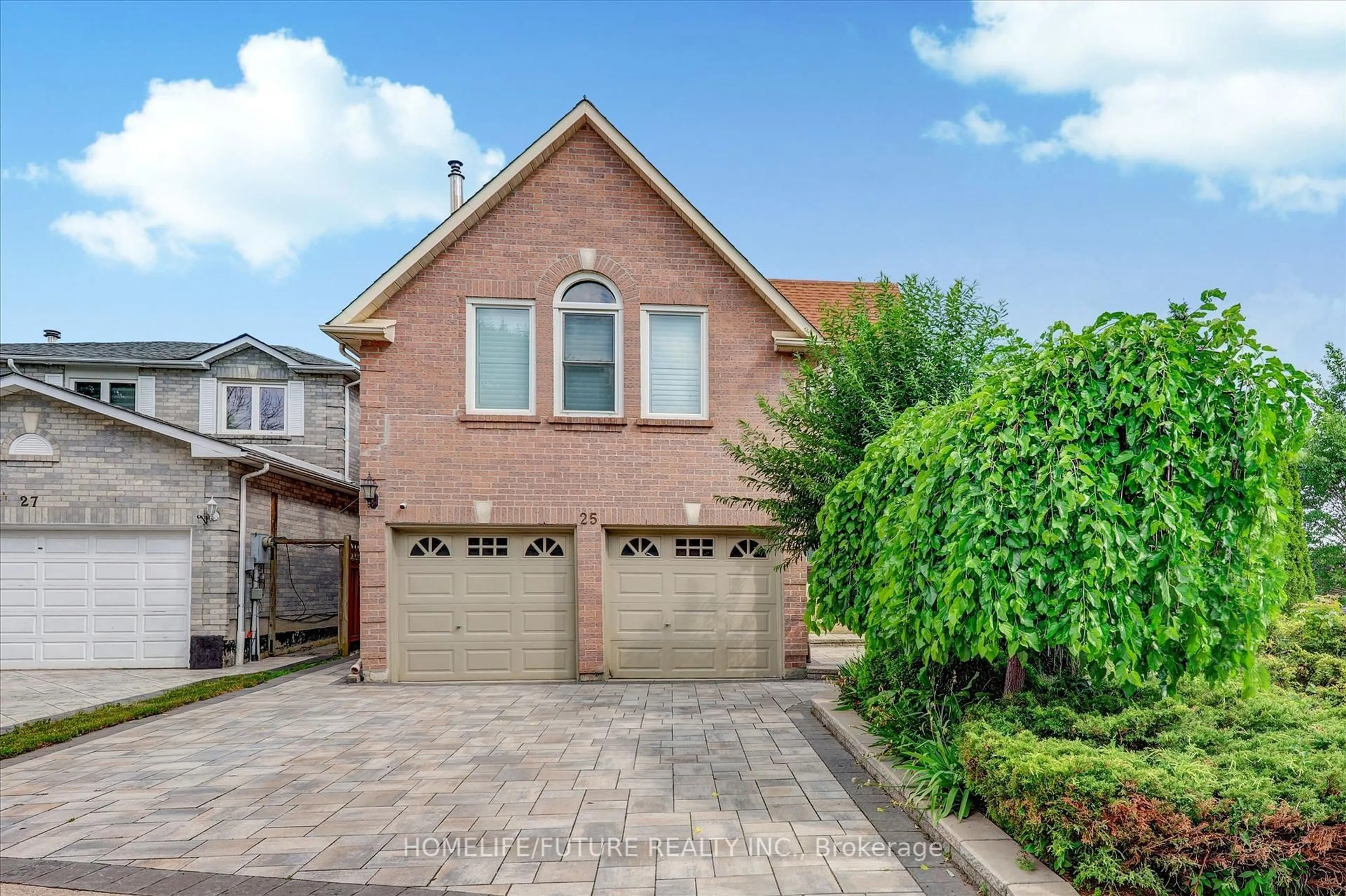 Home with brick exterior material, street for 25 Valley Centre Dr, Toronto Ontario M1X 1K9