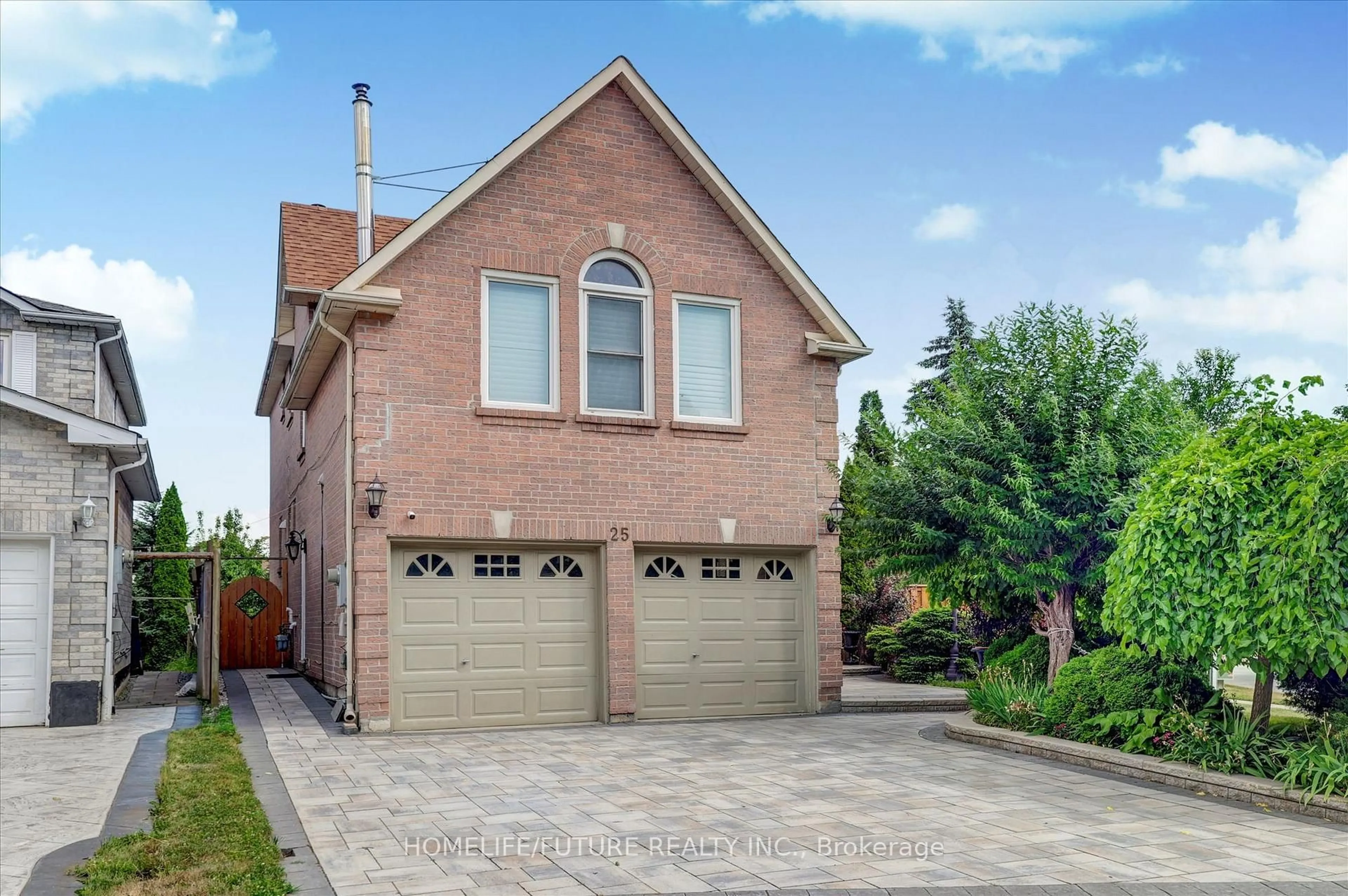 Home with brick exterior material, street for 25 Valley Centre Dr, Toronto Ontario M1X 1K9