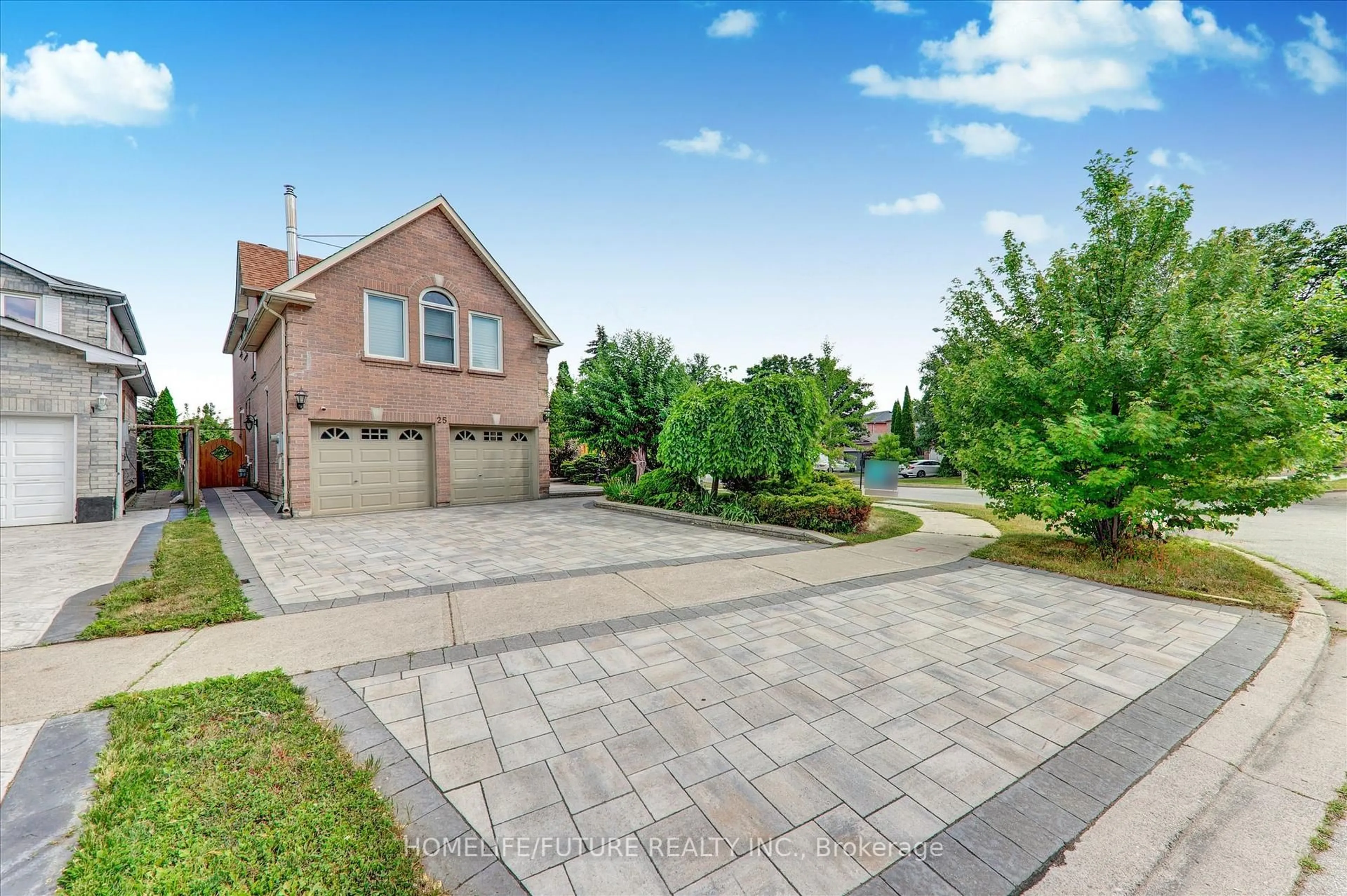 Home with brick exterior material, street for 25 Valley Centre Dr, Toronto Ontario M1X 1K9