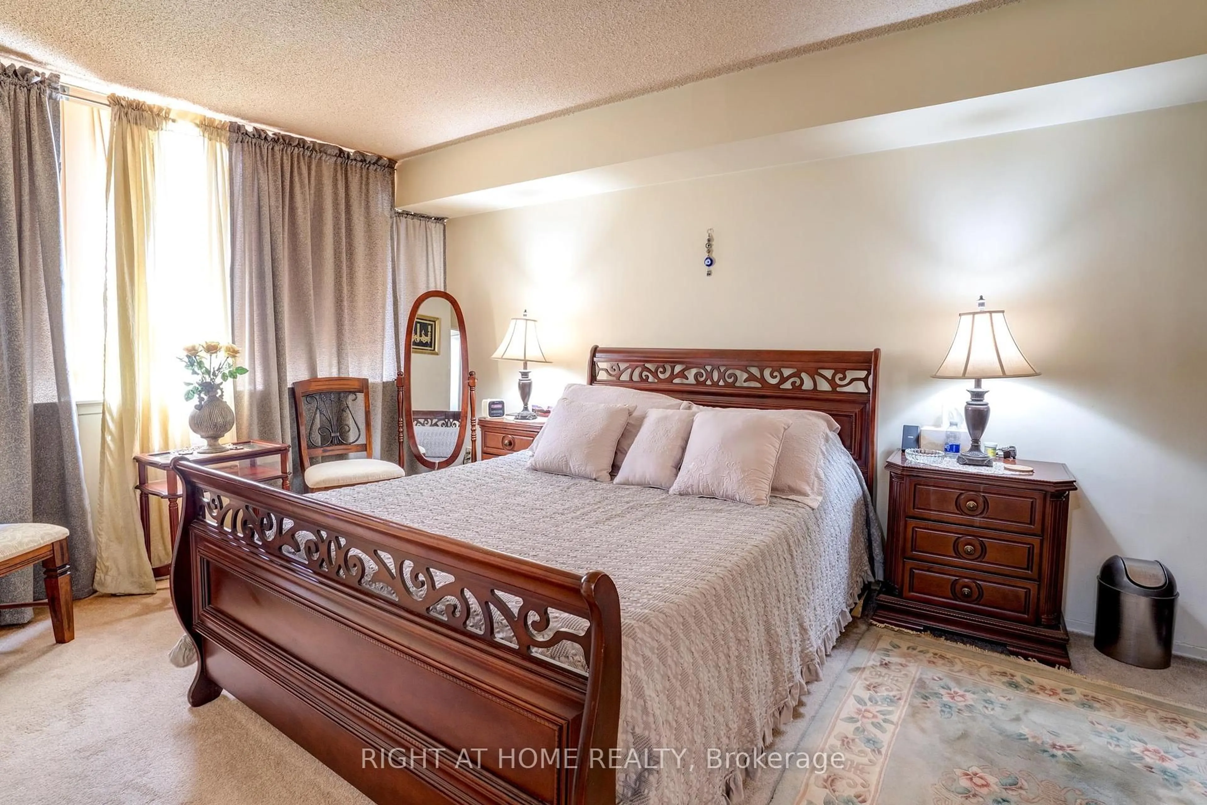 Bedroom with bed, unknown for 11753 Sheppard Ave #1110, Toronto Ontario M1B 5M3