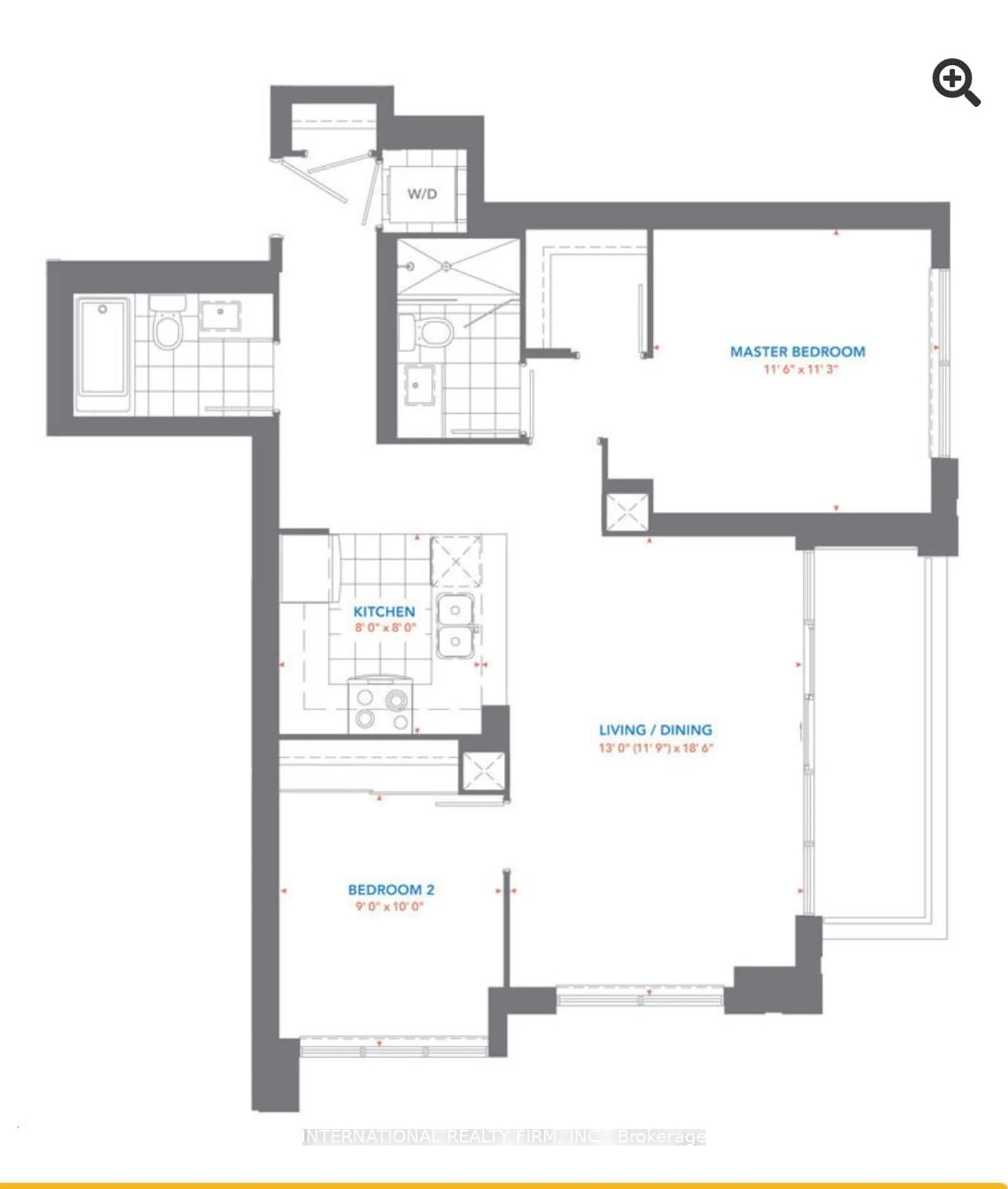 Floor plan for 3270 Sheppard Ave #PH1, Toronto Ontario M1T 3K3