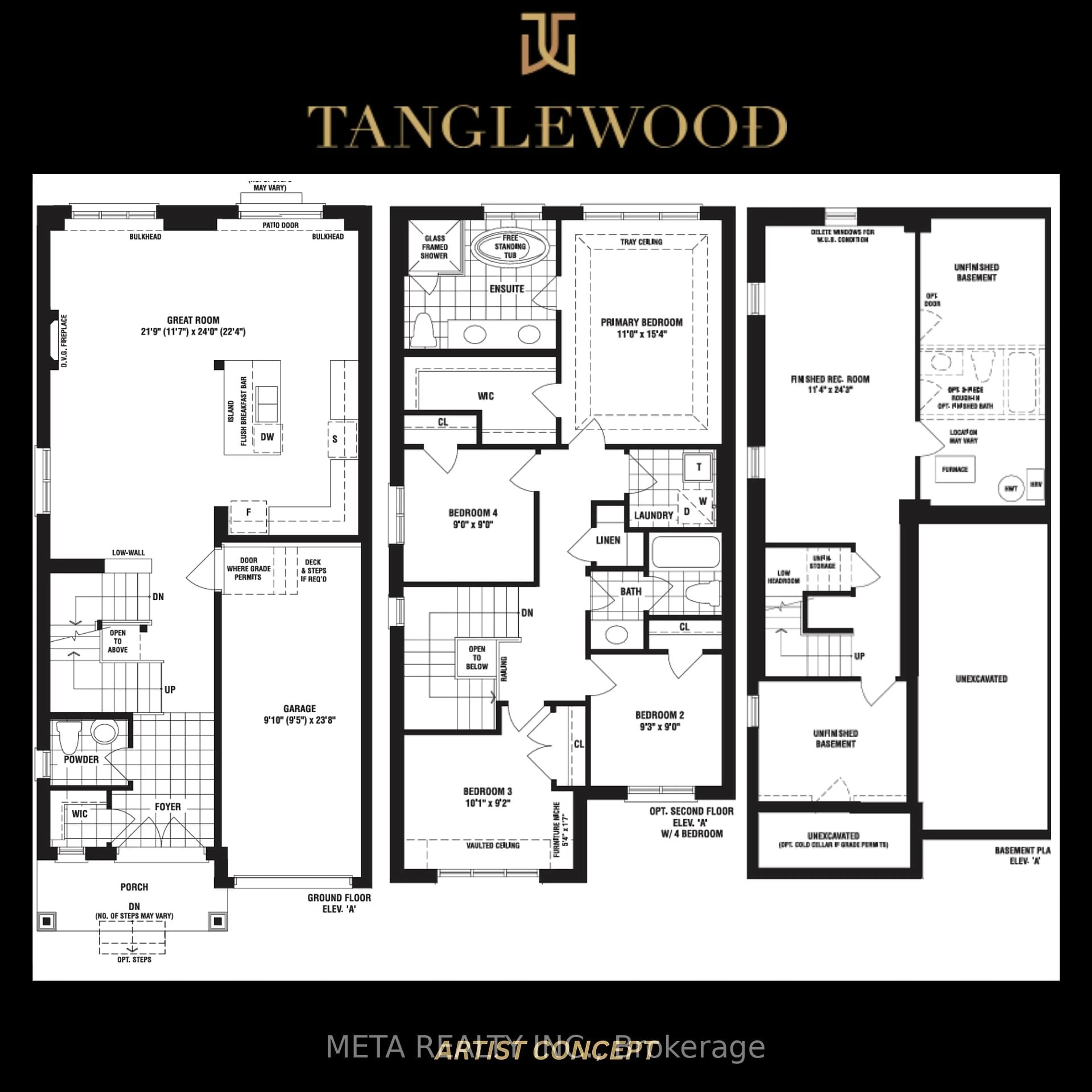 Floor plan for 1182 Rexton Dr, Oshawa Ontario L1L 0T4
