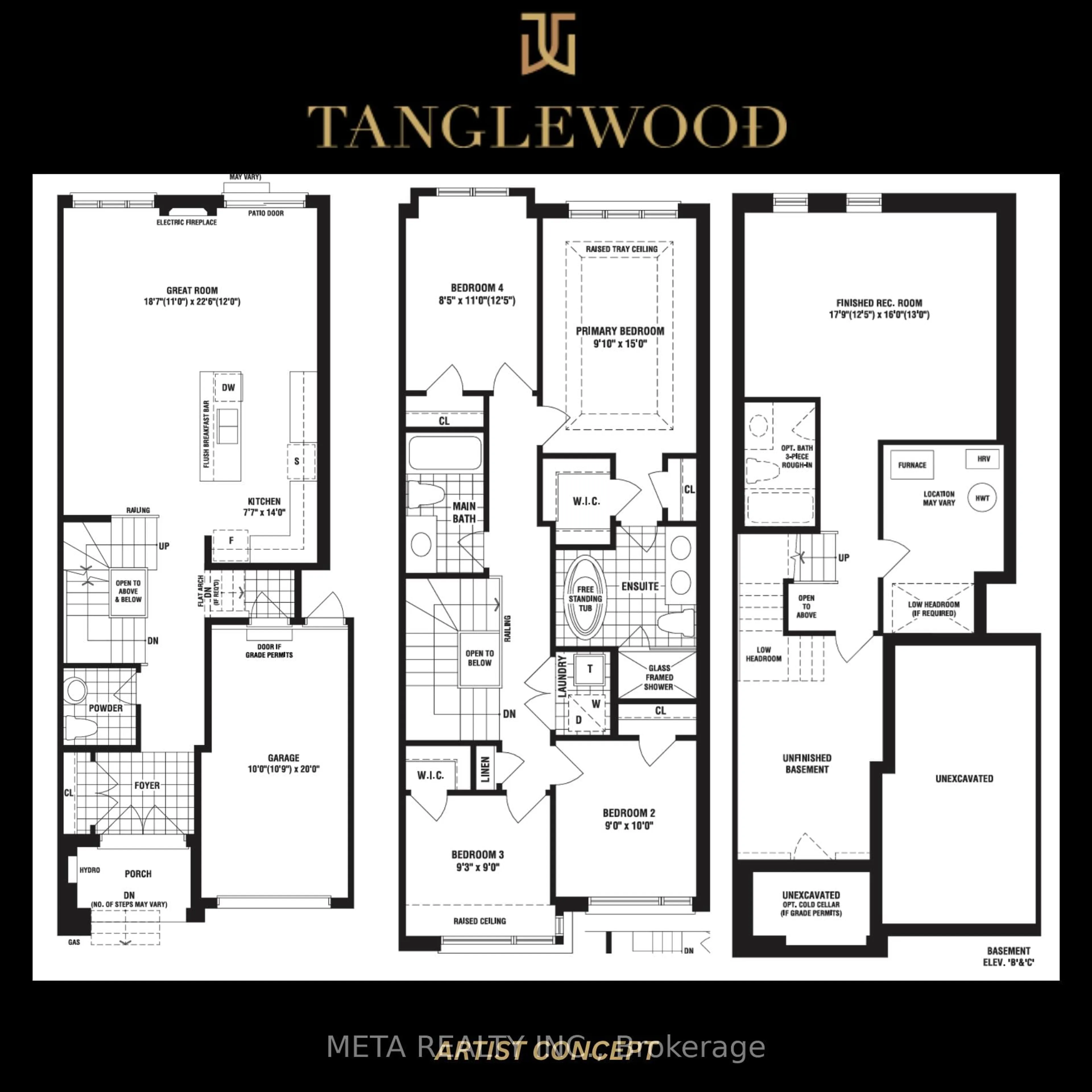 Floor plan for 1217 Rexton Dr, Oshawa Ontario L1T 0T9