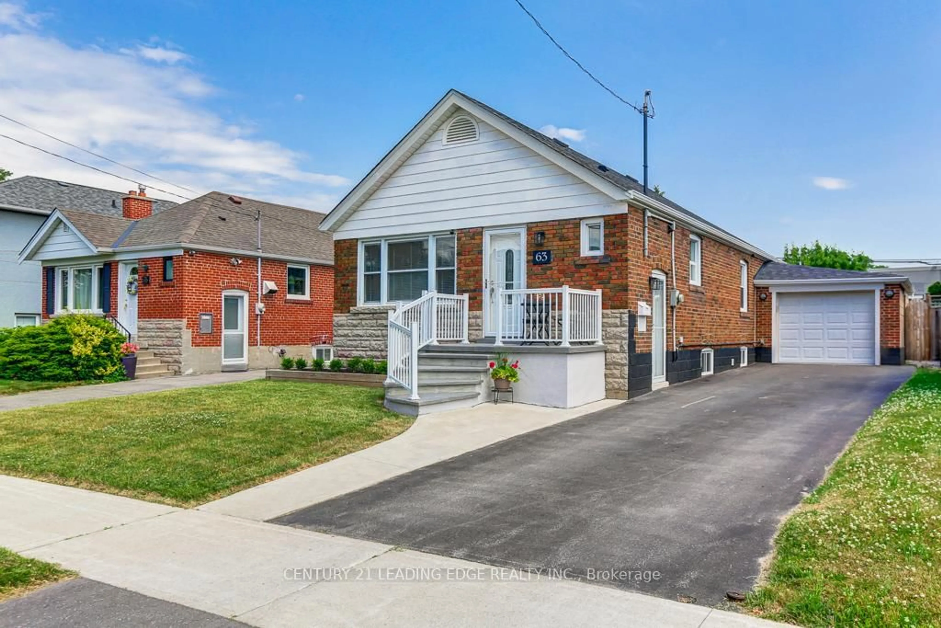 Home with brick exterior material, street for 63 DELWOOD Dr, Toronto Ontario M1L 2S8