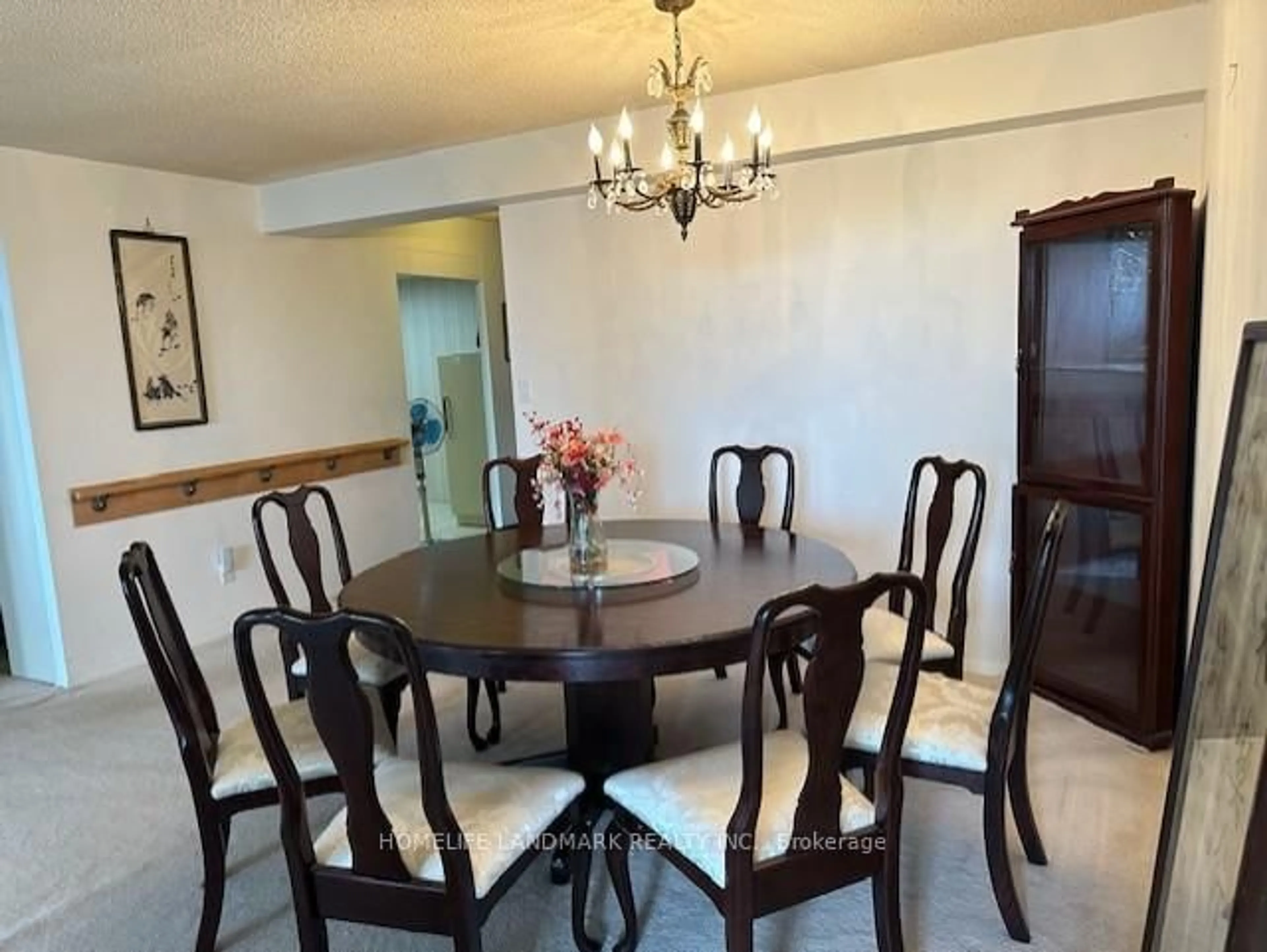 Dining room, wood/laminate floor for 225 Bamburgh Circ #711, Toronto Ontario M1W 3X9