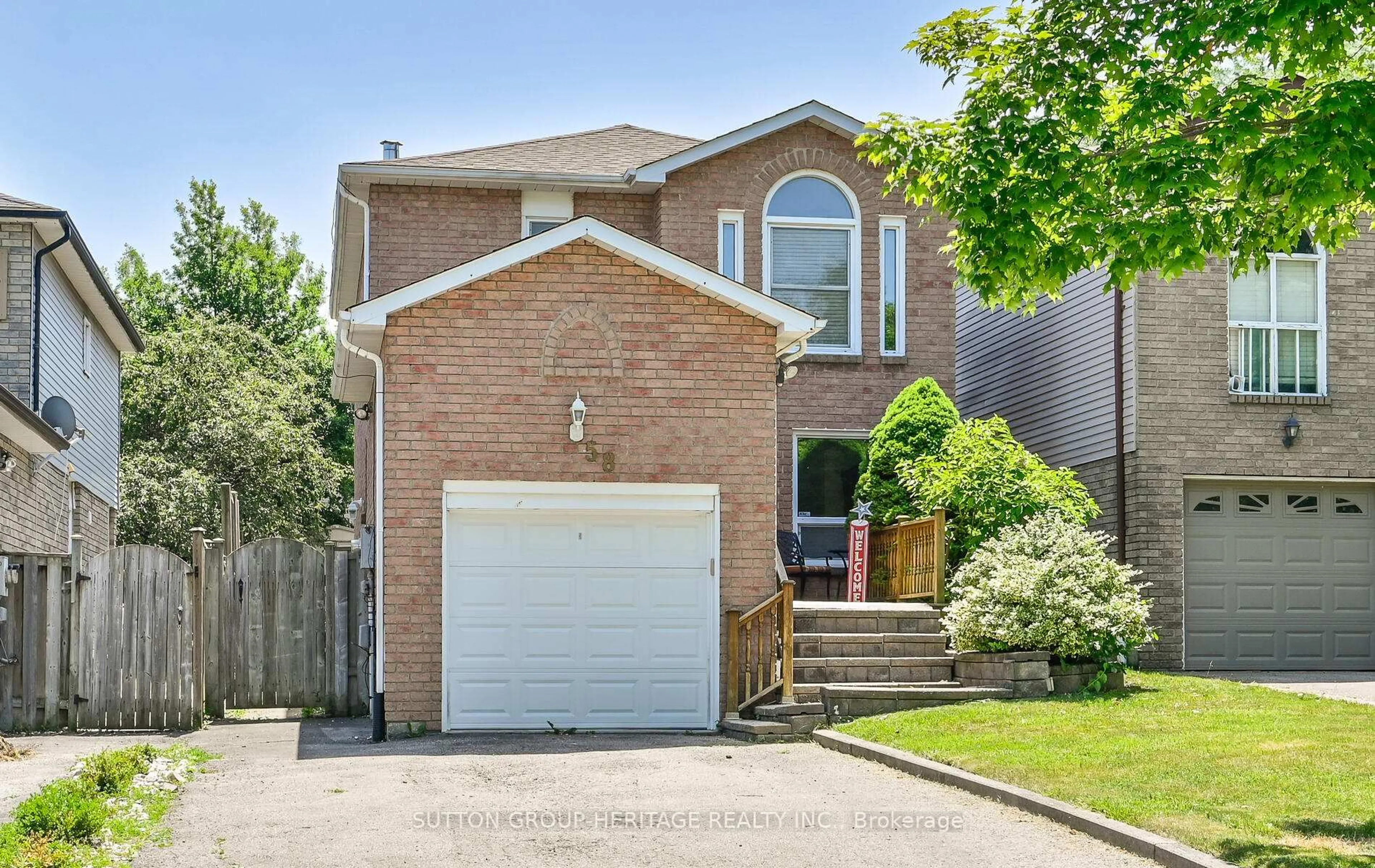 Home with brick exterior material, street for 58 Goldring Dr, Whitby Ontario L1P 1C1
