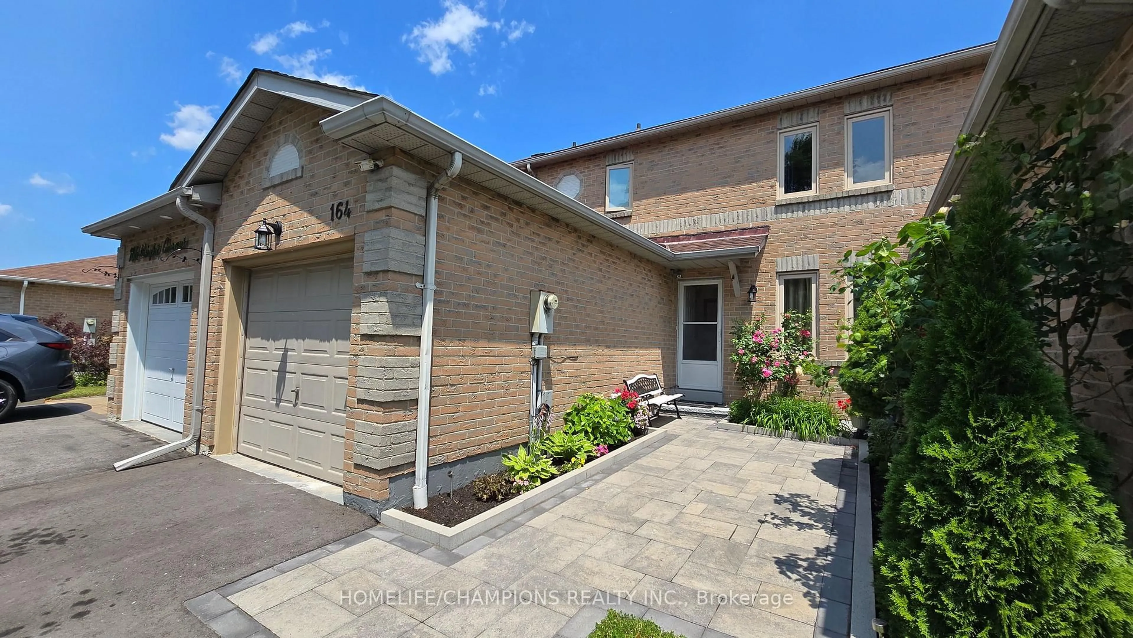 Home with brick exterior material, street for 164 Wright Cres, Ajax Ontario L1S 6X5
