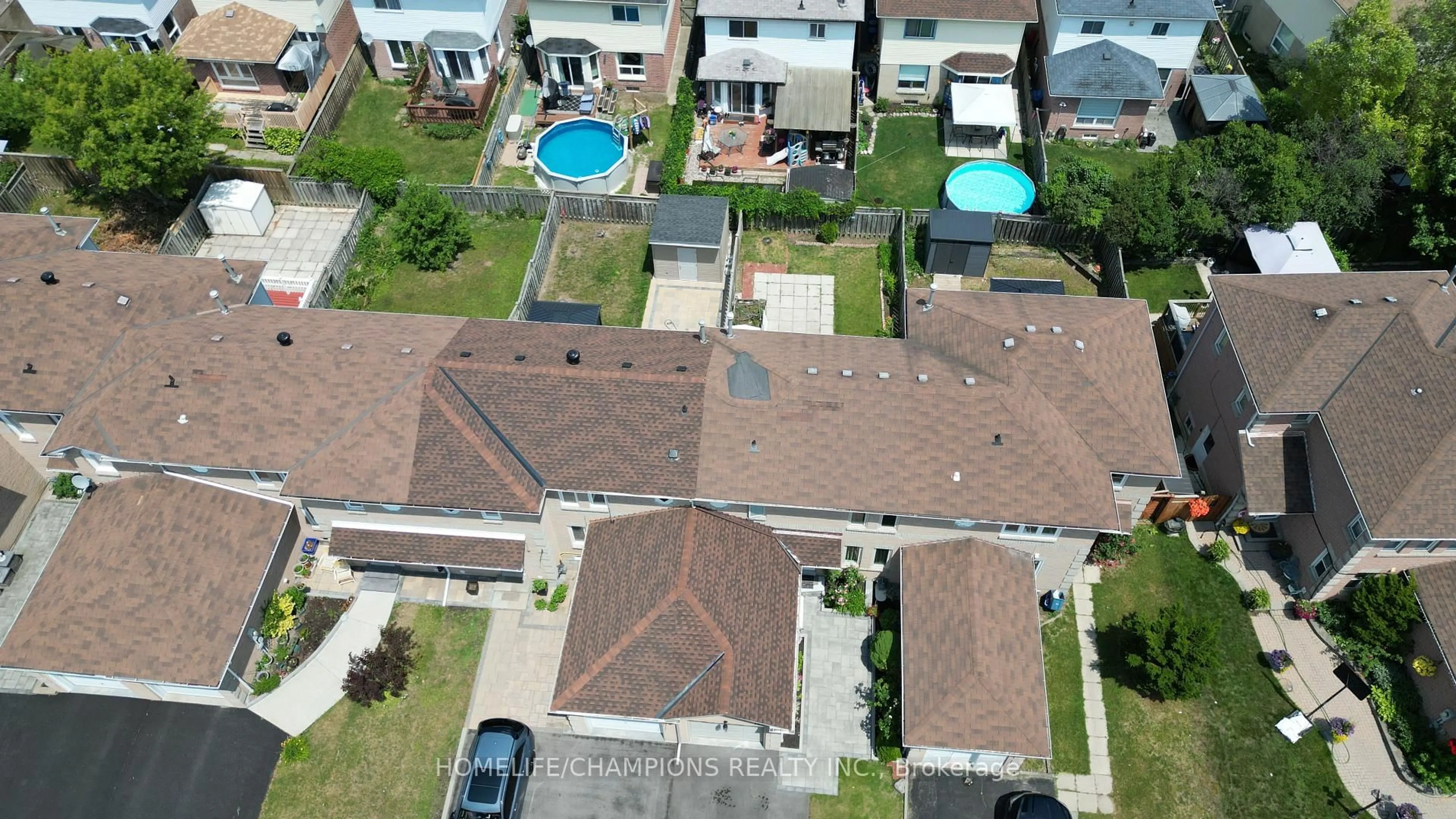 A pic from outside/outdoor area/front of a property/back of a property/a pic from drone, city buildings view from balcony for 164 Wright Cres, Ajax Ontario L1S 6X5