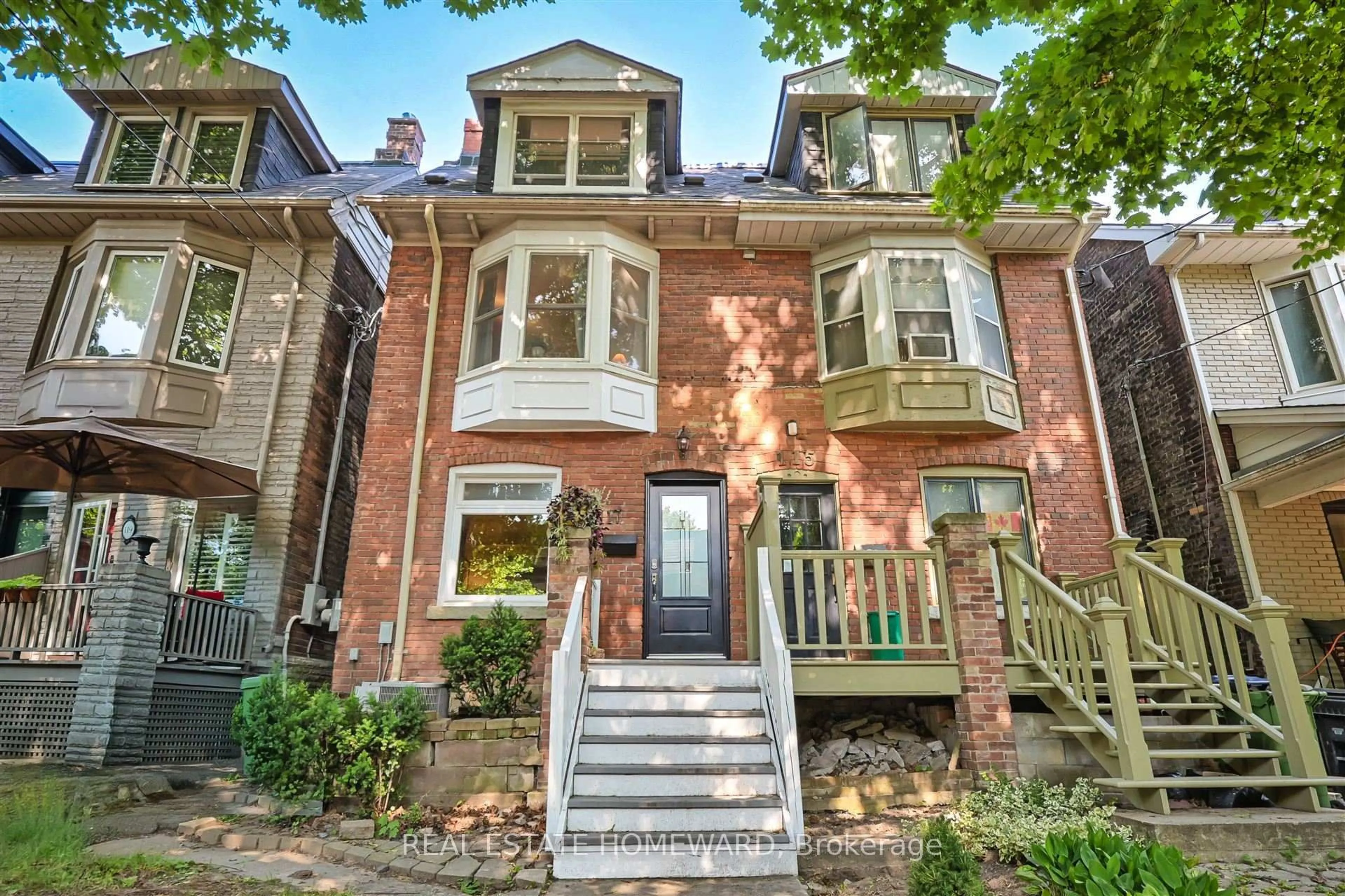 Home with brick exterior material, street for 117 Coady Ave, Toronto Ontario M4M 2Y9