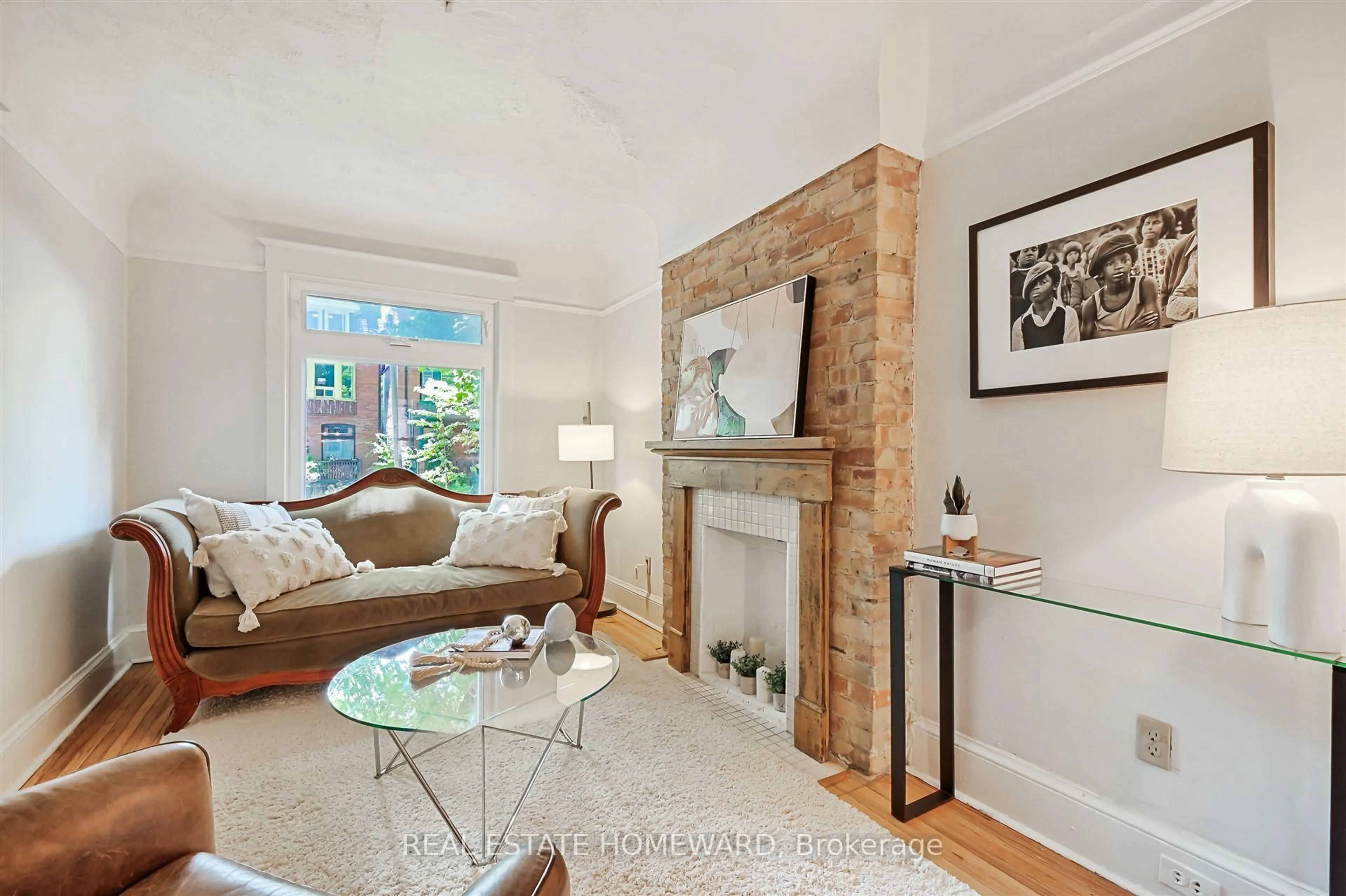 Living room with furniture, unknown for 117 Coady Ave, Toronto Ontario M4M 2Y9
