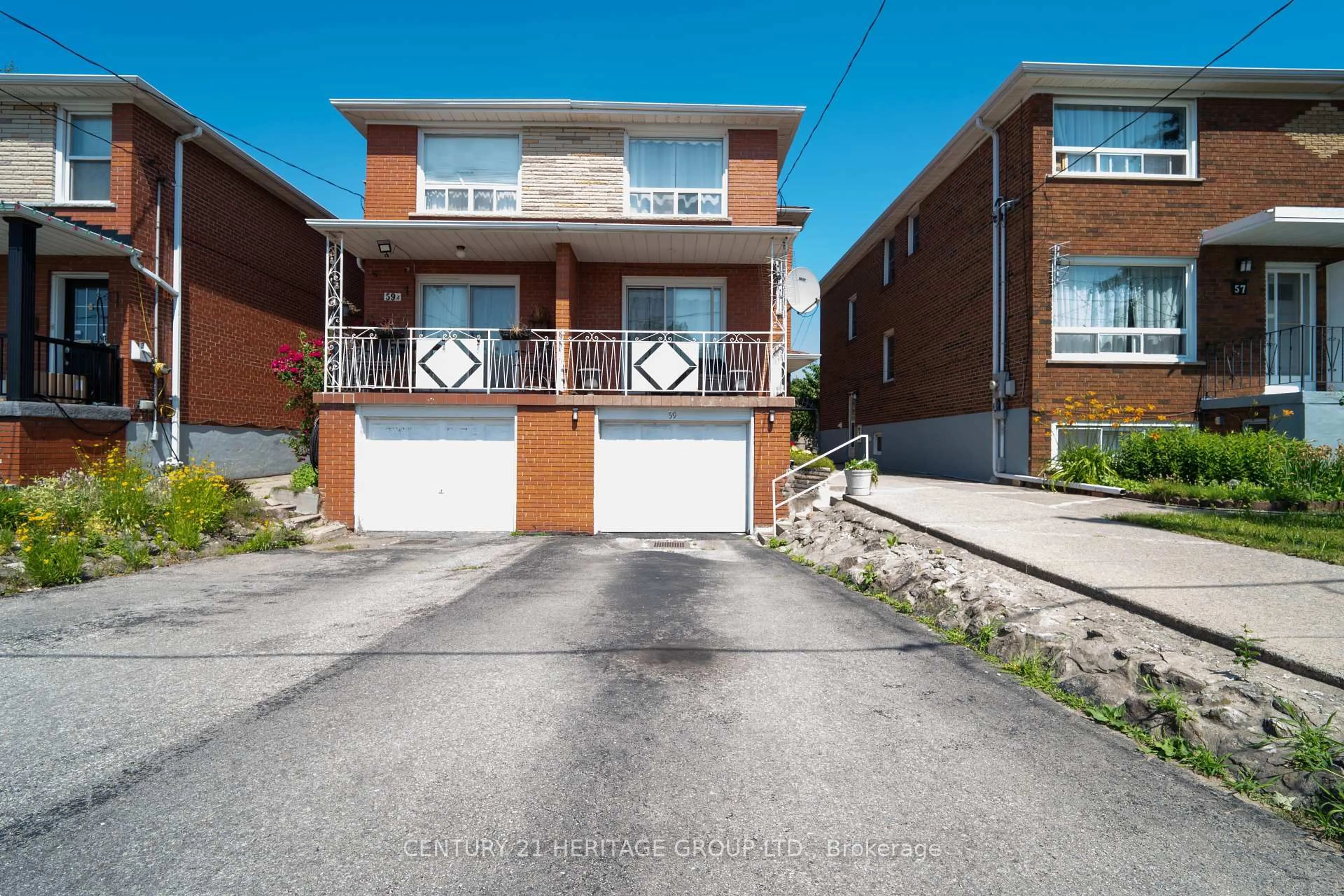 Home with brick exterior material, street for 59 NORTH BONNINGTON Ave, Toronto Ontario M1K 1X5