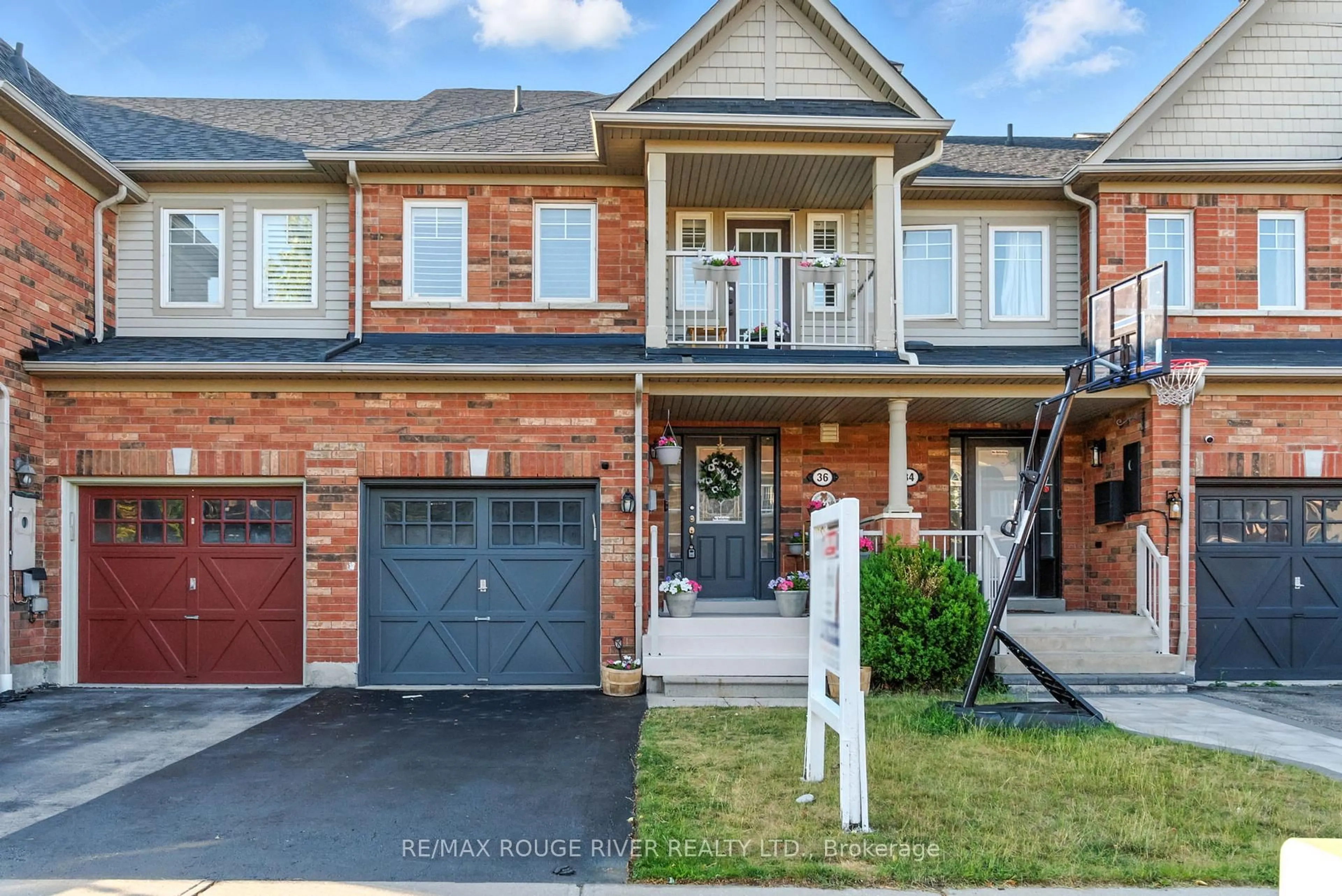 Home with brick exterior material, street for 36 Keywood St, Ajax Ontario L1Z 2E5