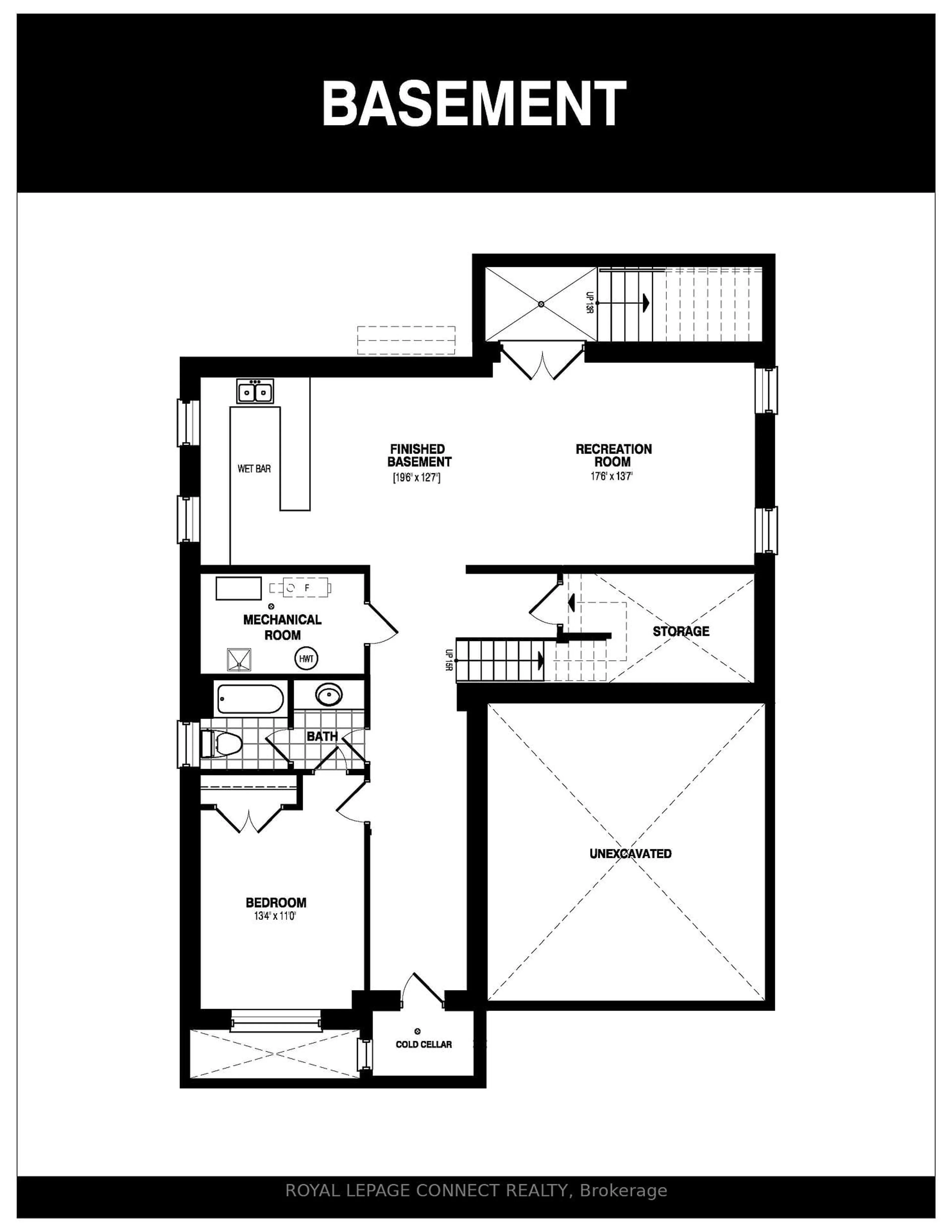 Floor plan for 393 Rosebank Rd, Pickering Ontario L1W 2N3