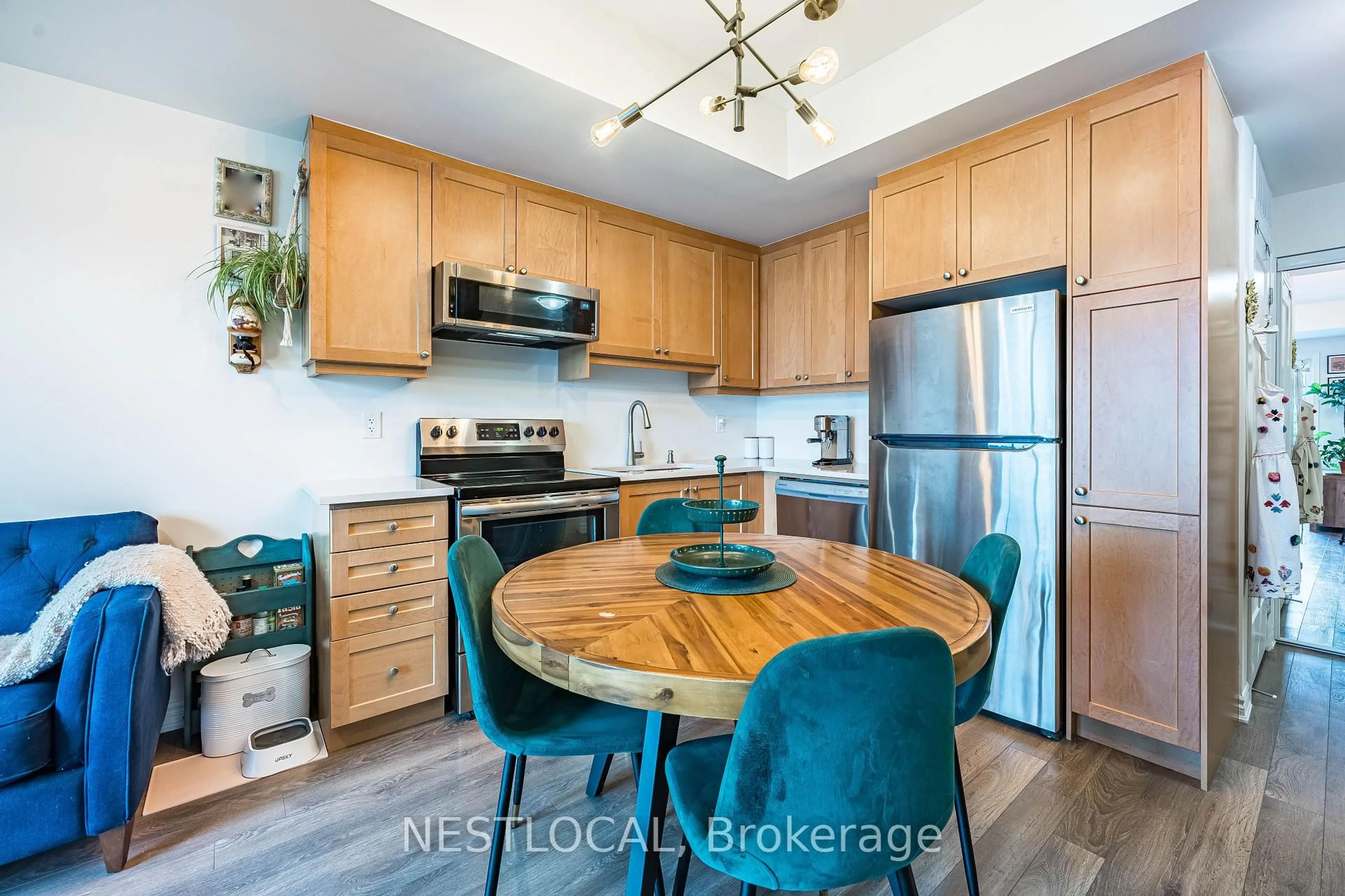 Open concept kitchen, unknown for 1085 Danforth Rd #206, Toronto Ontario M1J 0B2
