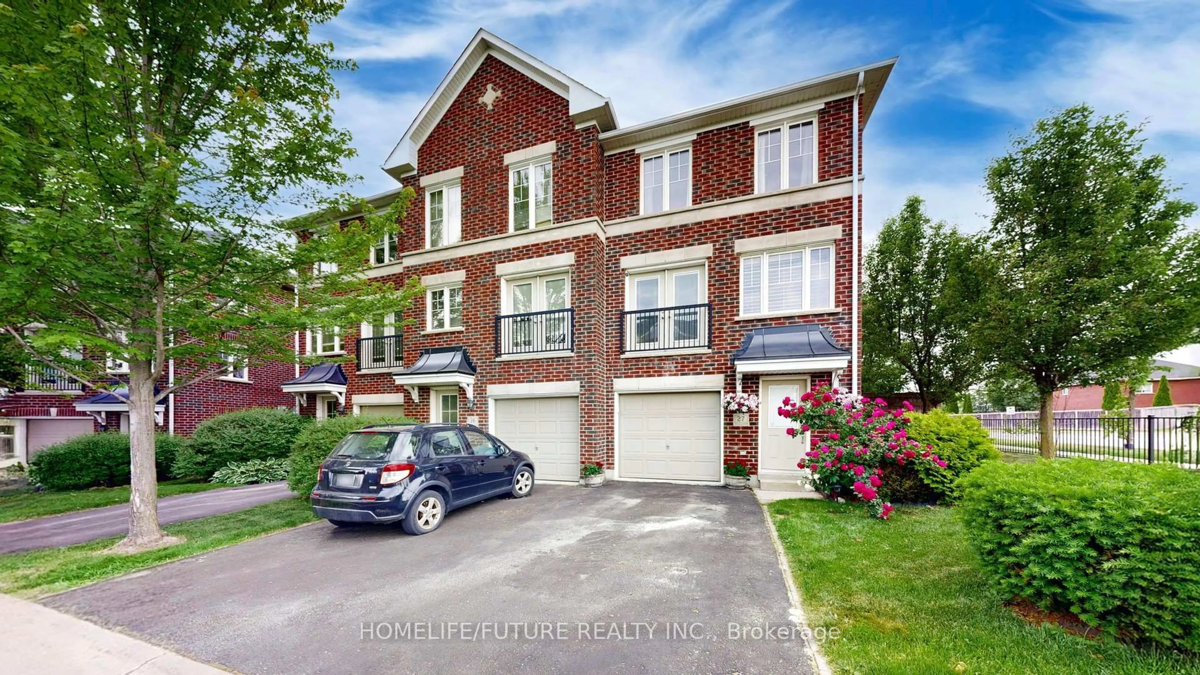Home with brick exterior material, street for 571 Longworth Ave #27, Clarington Ontario L1C 0H3