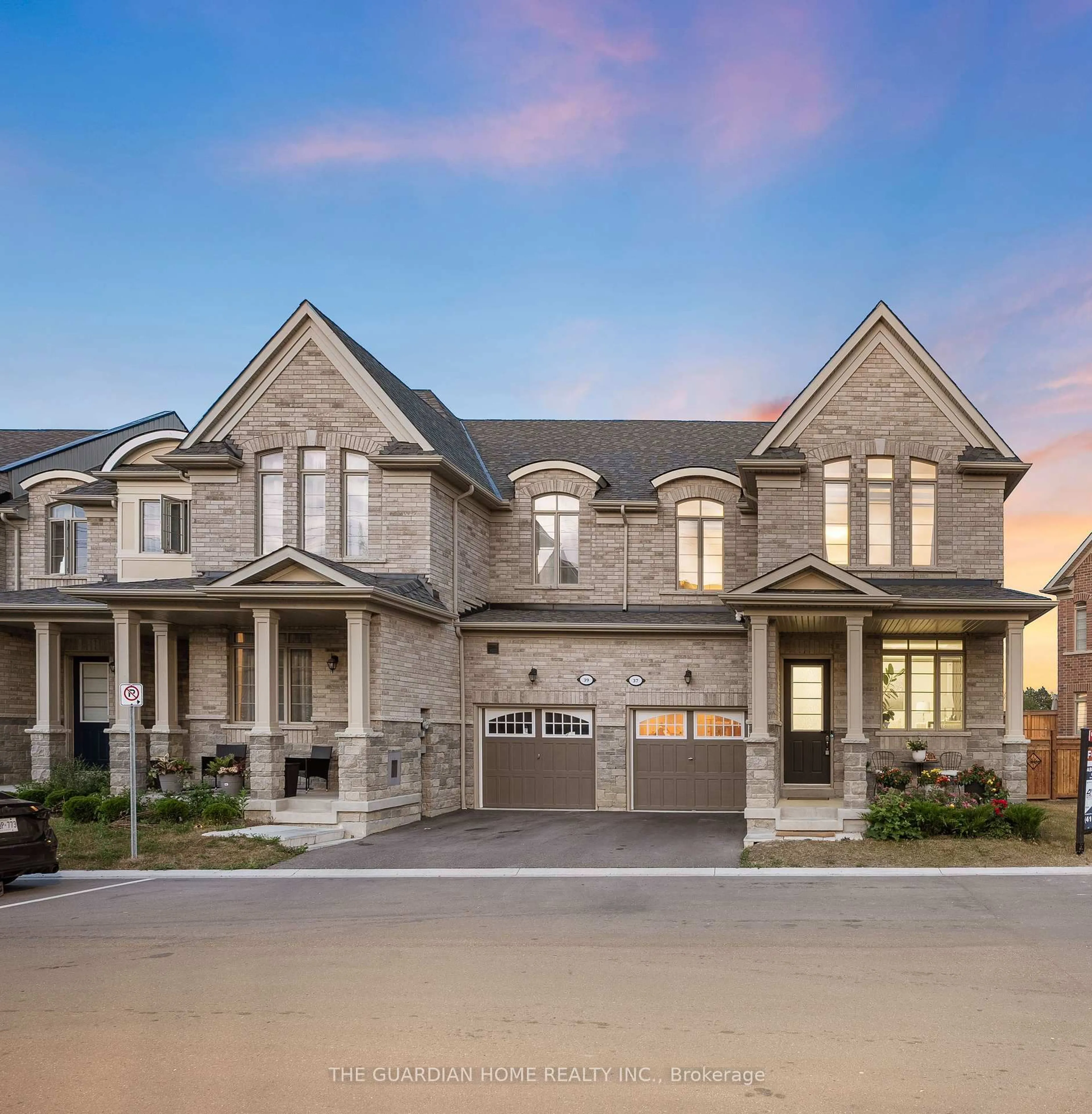 Home with brick exterior material, street for 37 Hickling Lane, Ajax Ontario L1T 0P9