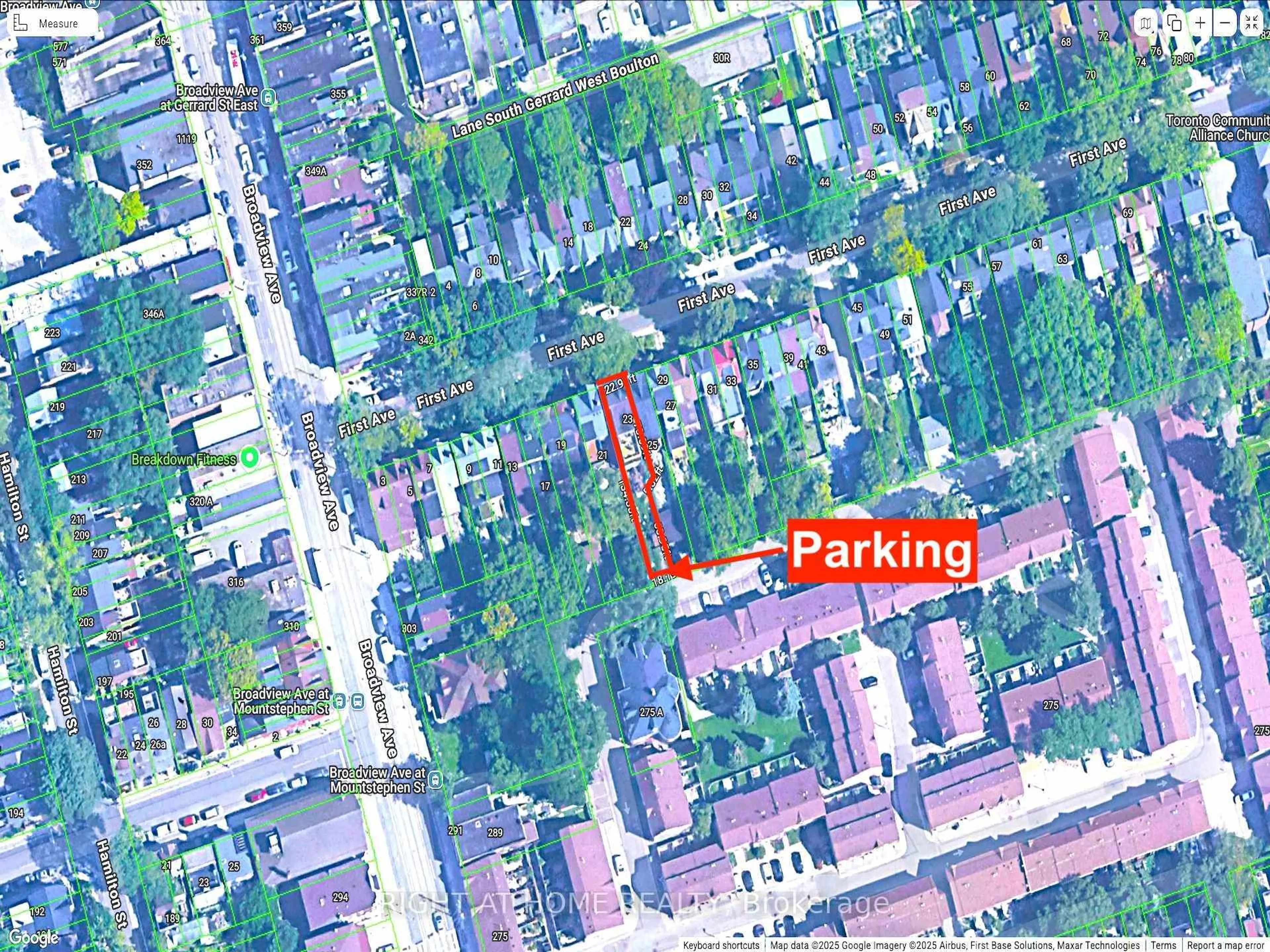 Parking for 23 First Ave, Toronto Ontario M4M 1W7