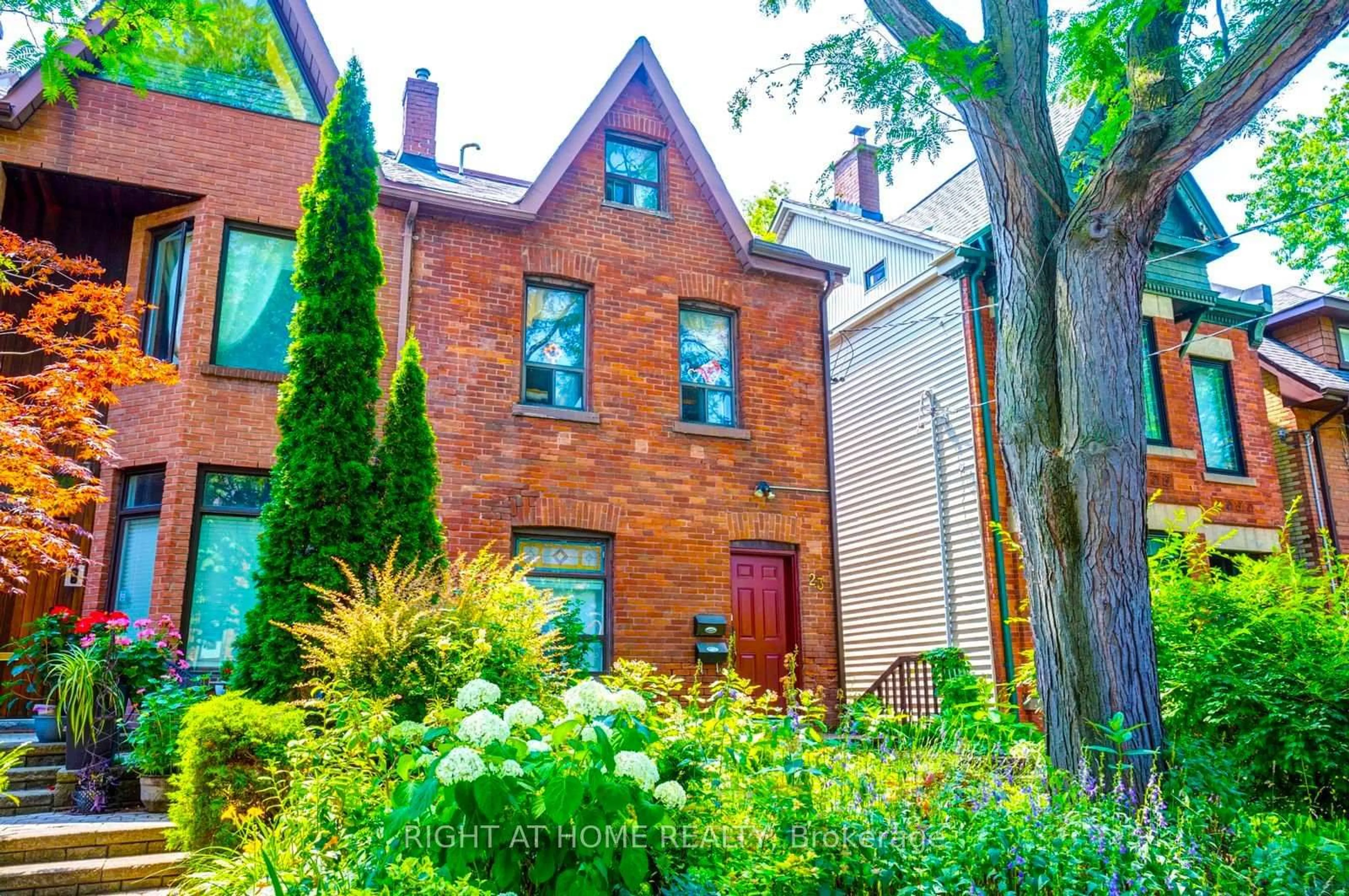 Home with brick exterior material, street for 23 First Ave, Toronto Ontario M4M 1W7