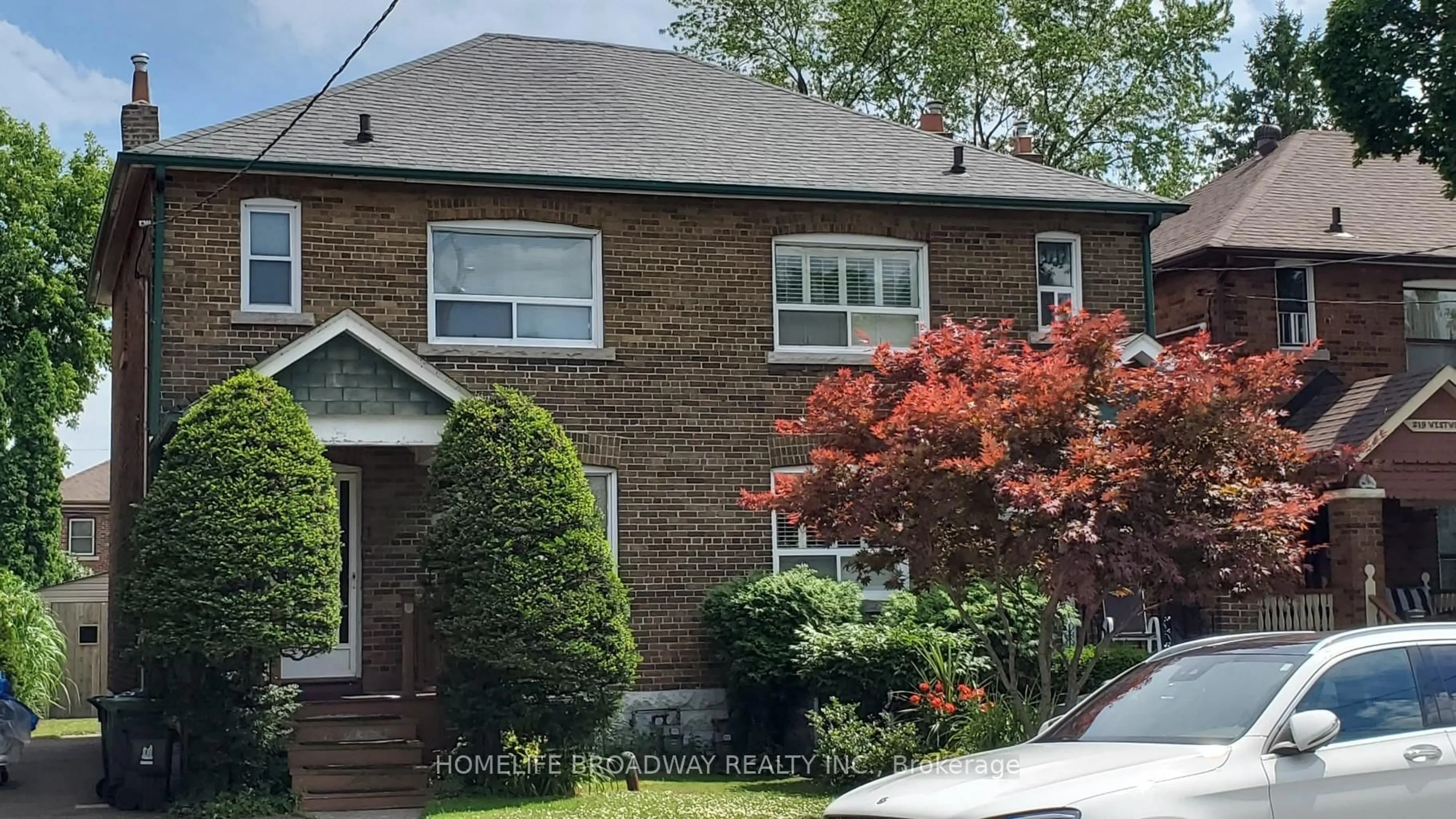 Home with brick exterior material, street for 223 Westwood Ave, Toronto Ontario M4J 2H3