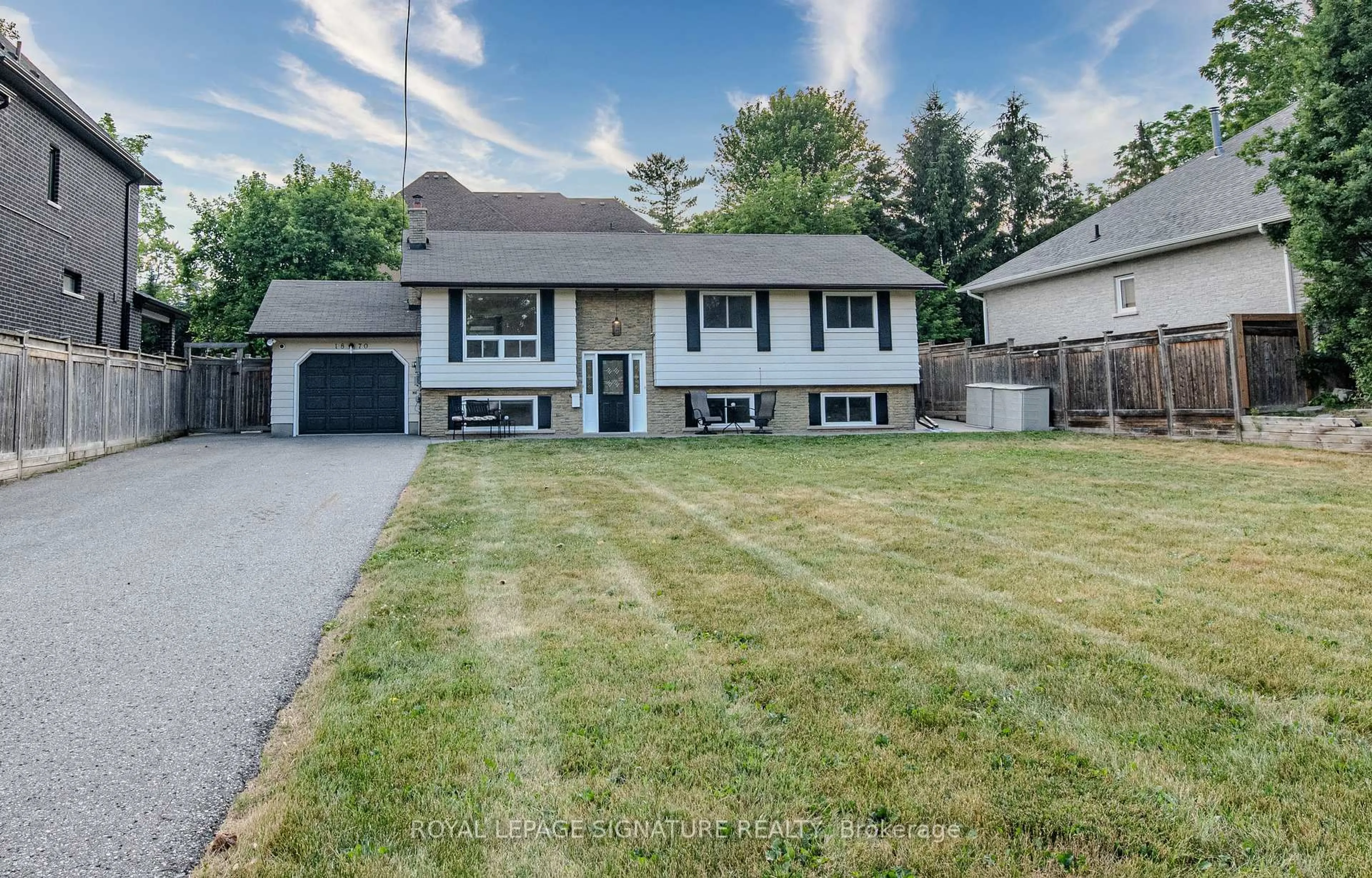 Home with vinyl exterior material, street for 1870 Spruce Hill Rd, Pickering Ontario L1V 1S7