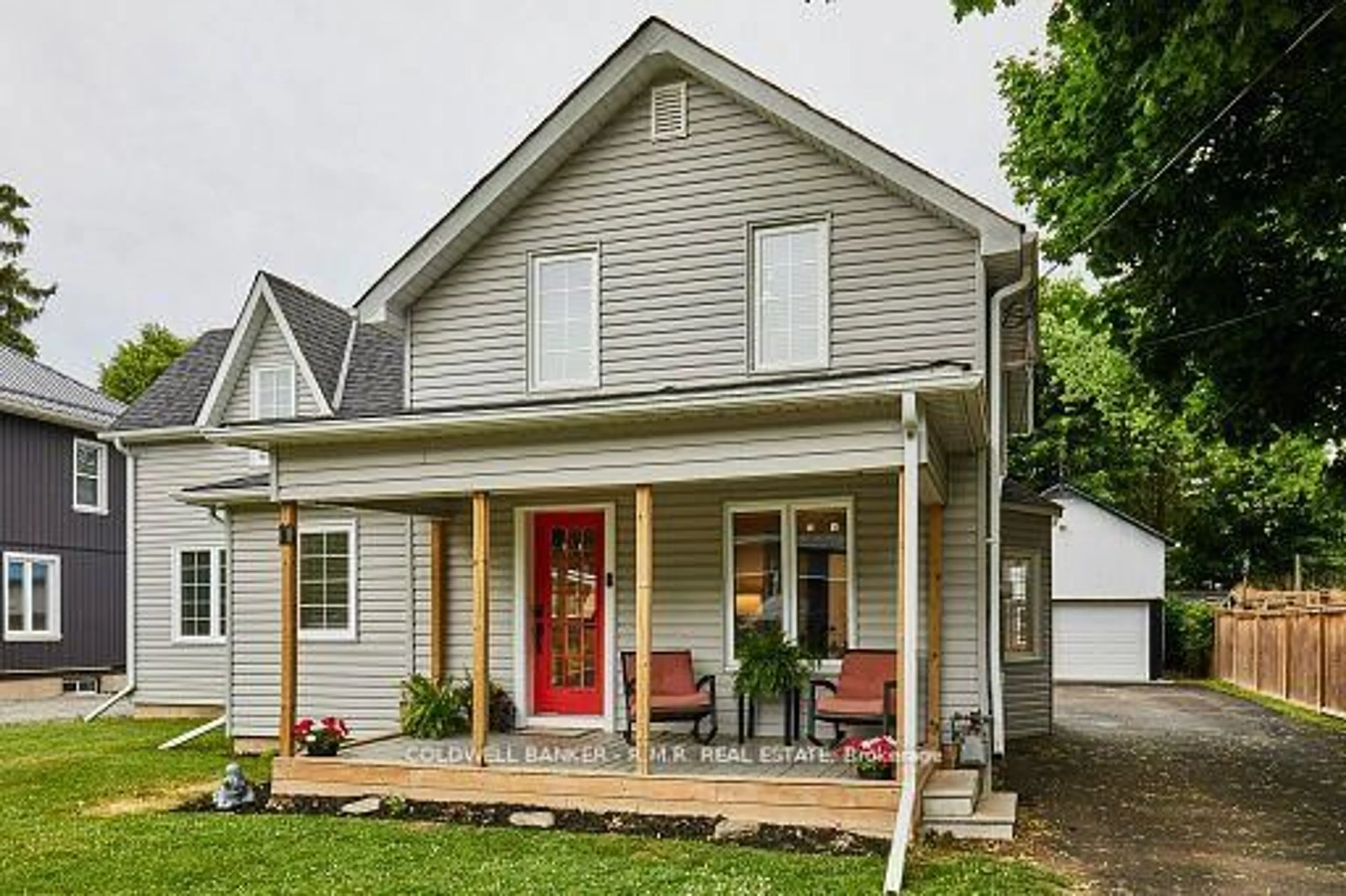 Home with vinyl exterior material, street for 10 Church St, Clarington Ontario L0B 1M0