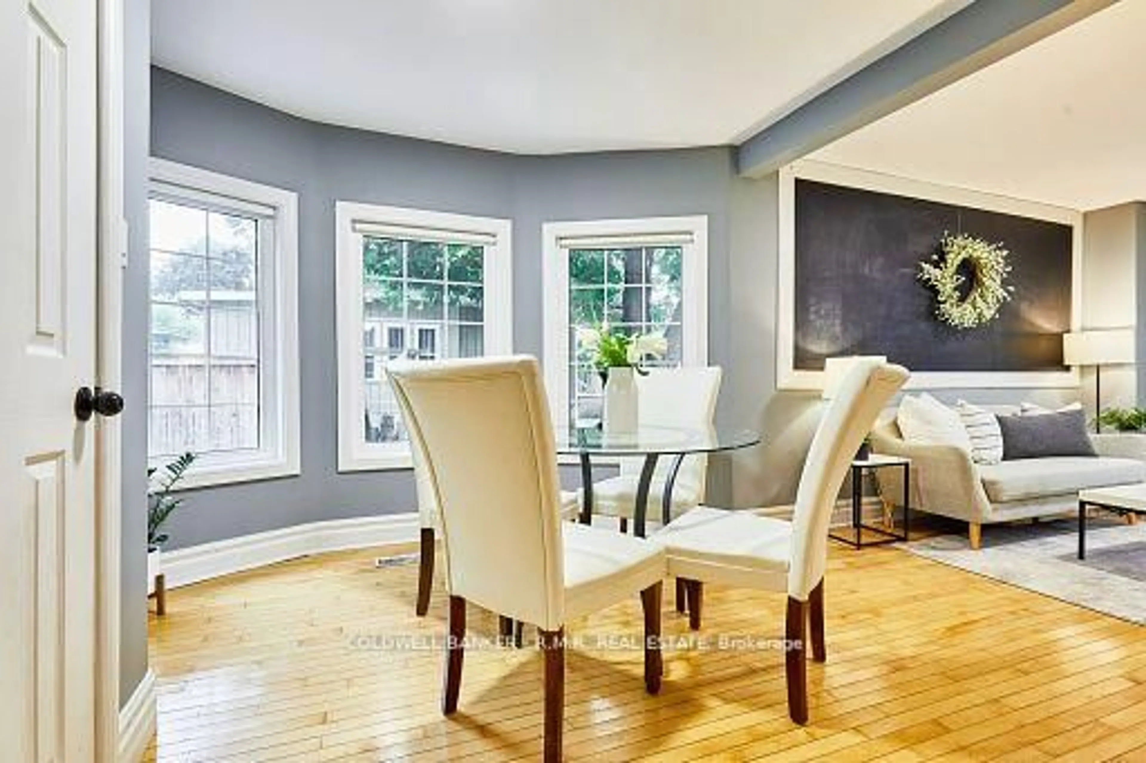 Dining room, wood/laminate floor for 10 Church St, Clarington Ontario L0B 1M0