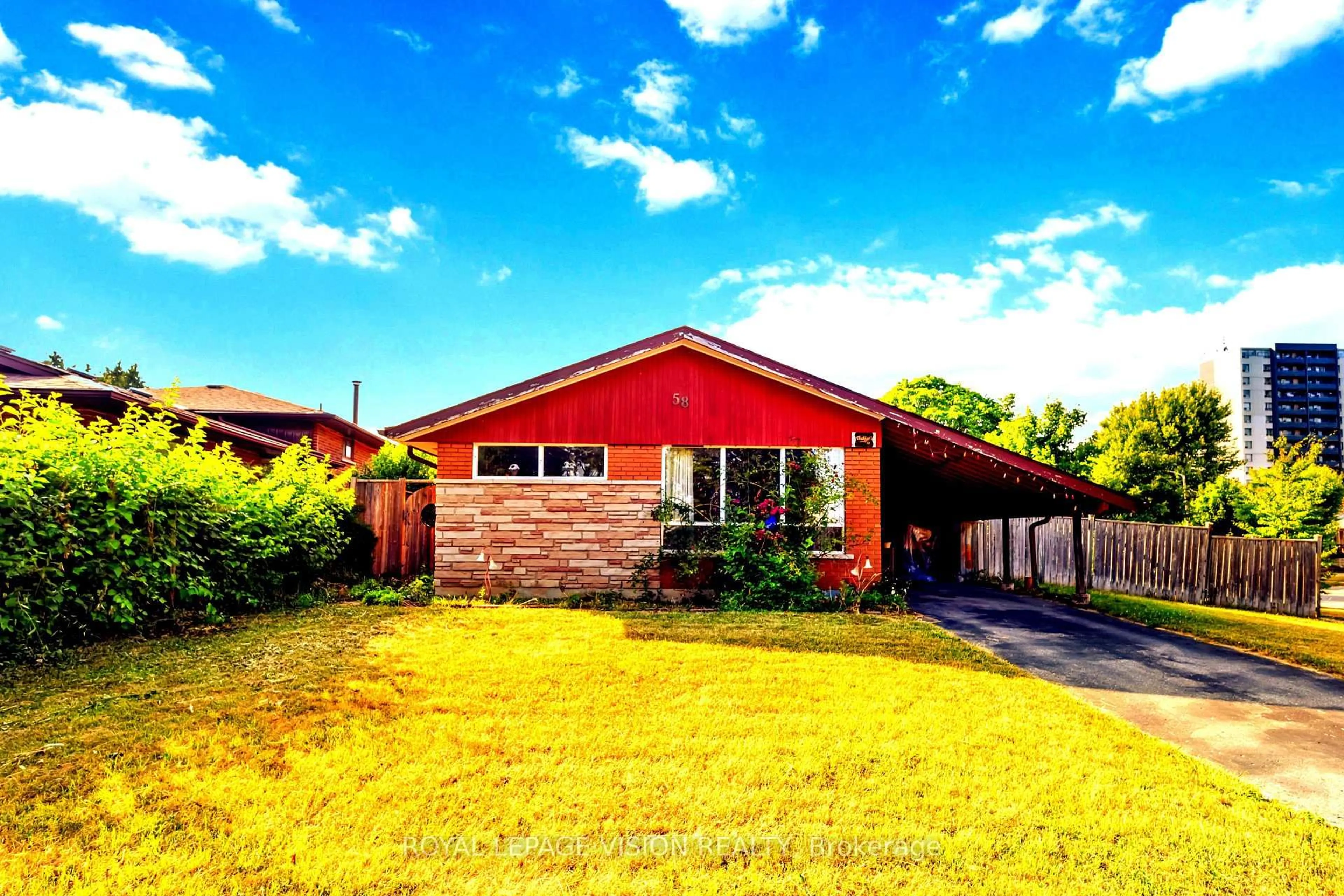 Home with brick exterior material, street for 58 Dolly Varden Blvd, Toronto Ontario M1H 2K4