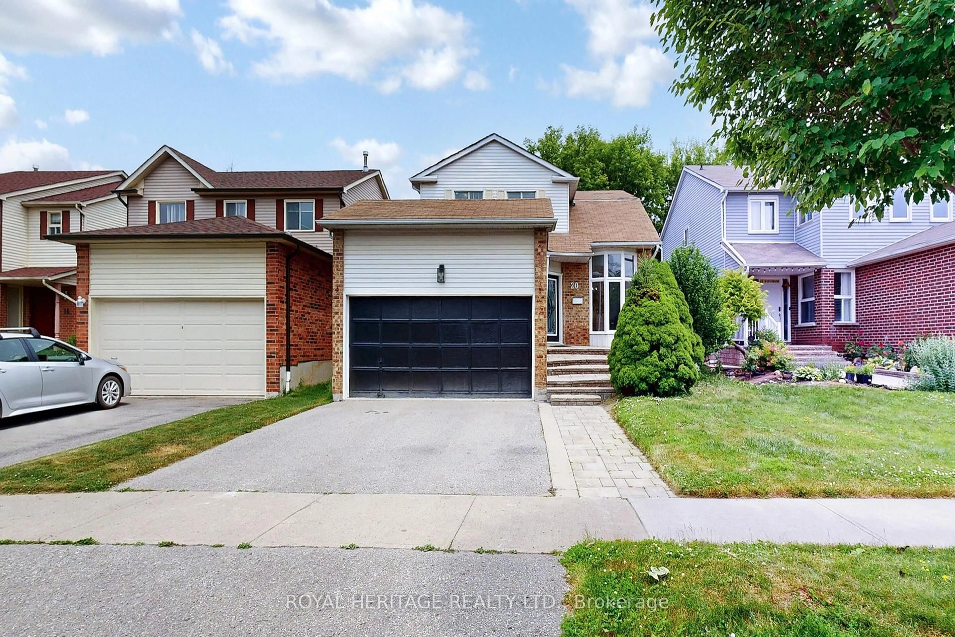Home with brick exterior material, street for 20 Reed Dr, Ajax Ontario L1S 5S3