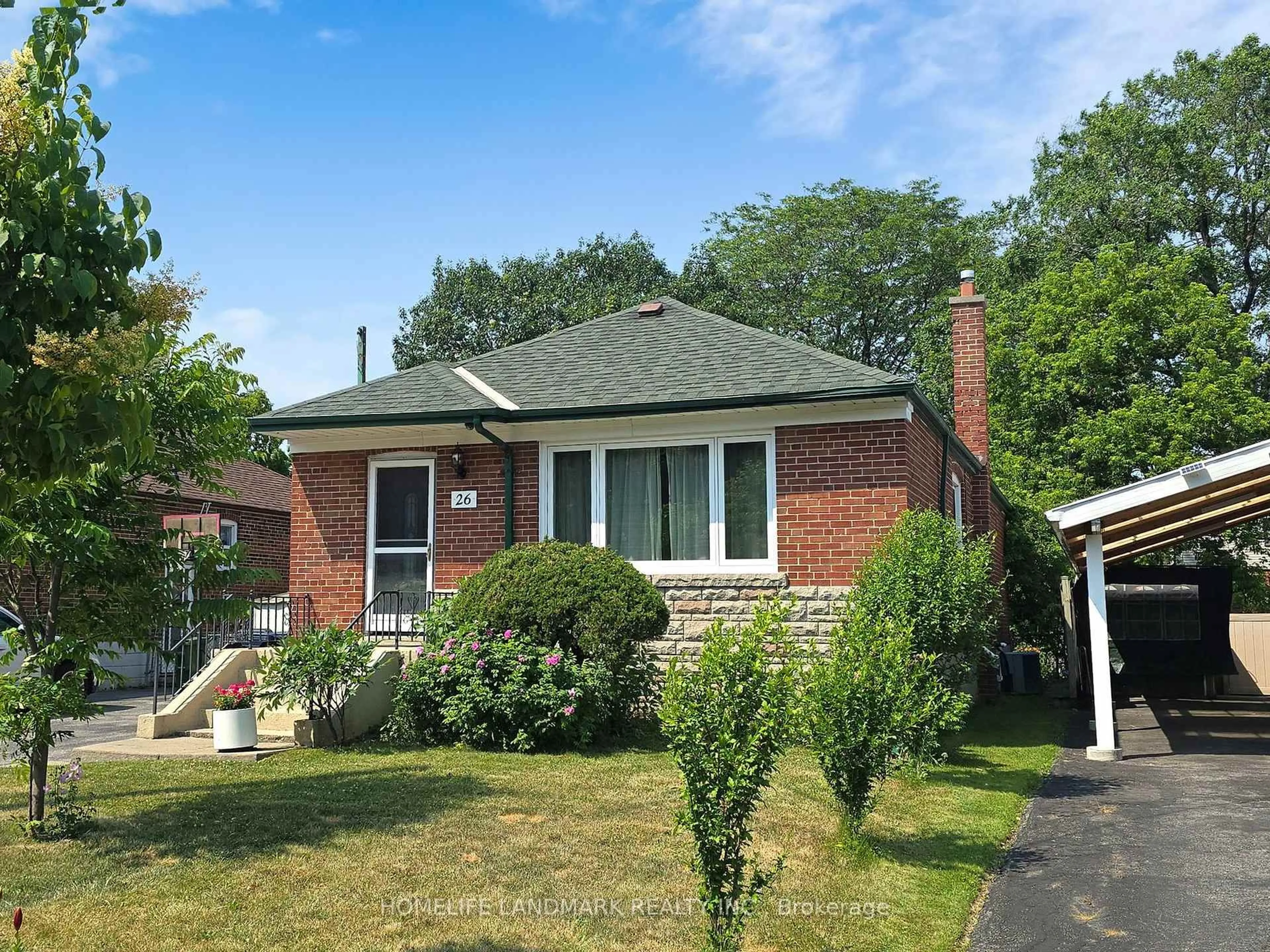 Home with brick exterior material, street for 26 Porter Cres, Toronto Ontario M1P 1E7